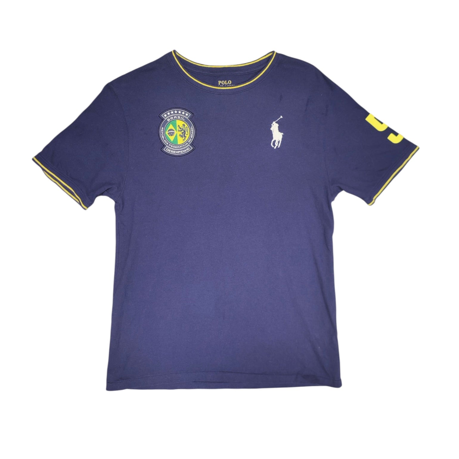 Polo Ralph Lauren Brasil #5 Navy Tshirt (Youth)