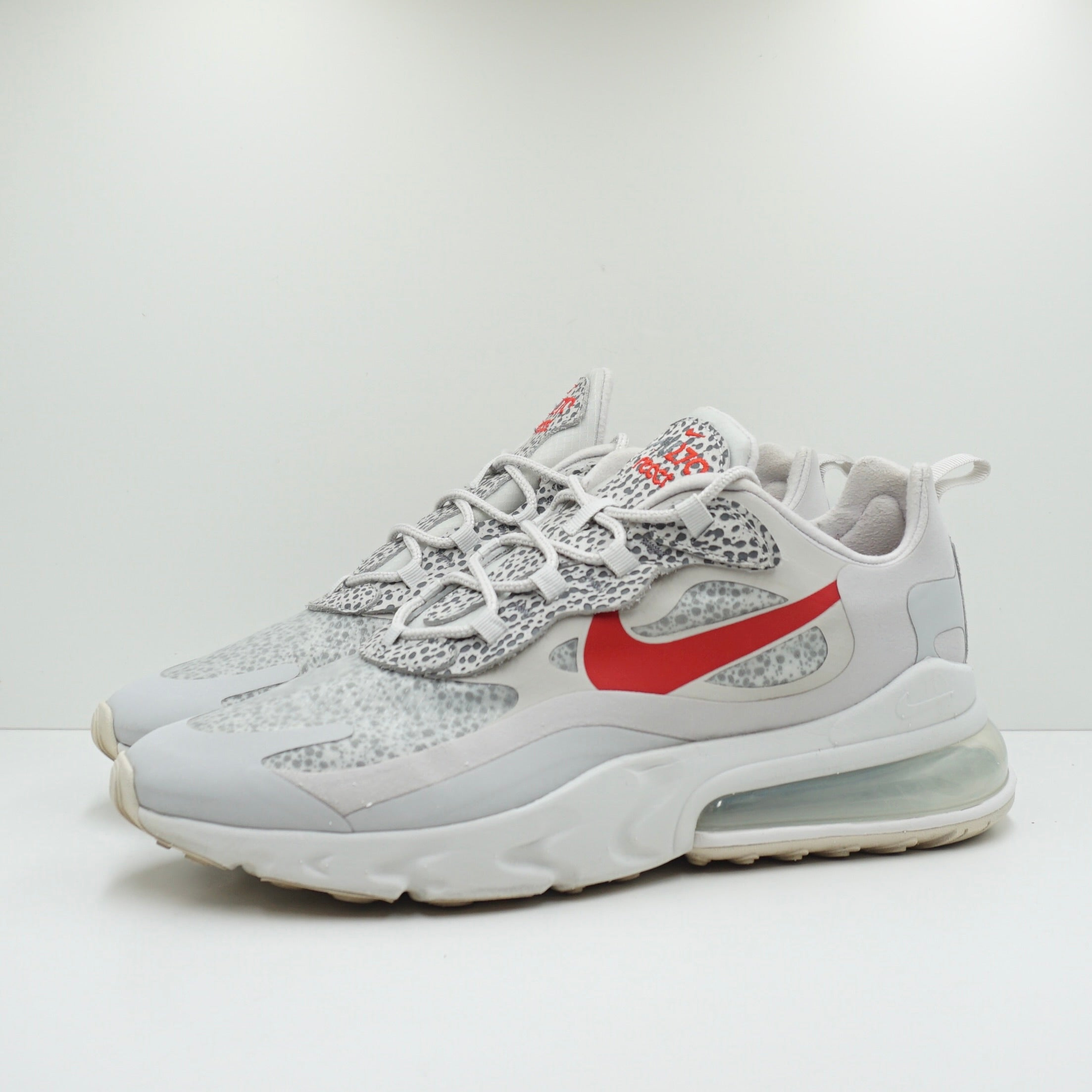 Nike Air Max 270 React Safari Grey Red