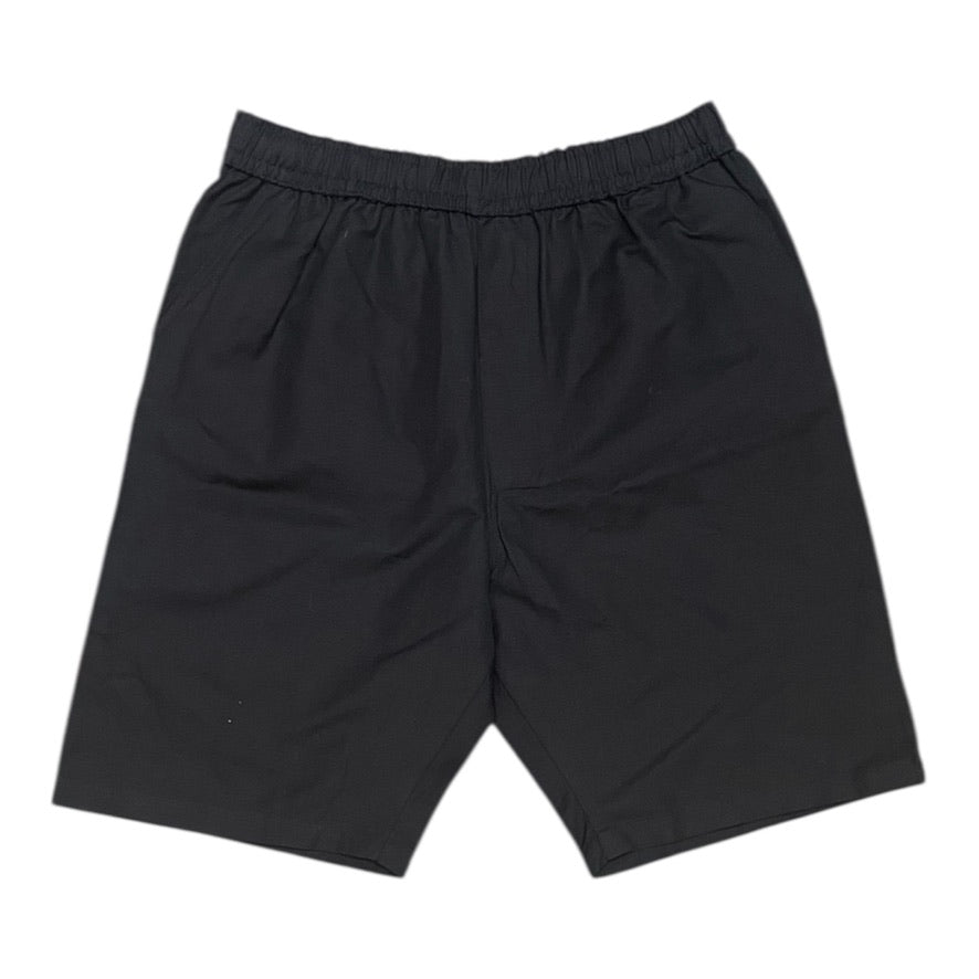 Gizmo Black Linen Surf Shorts