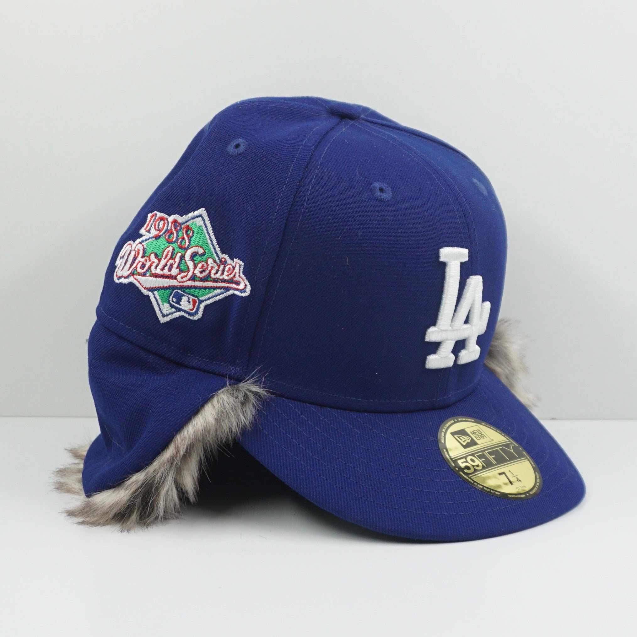 New Era Los Angeles Dodgers 1988 World Series Blue White Downflap Fitted Cap