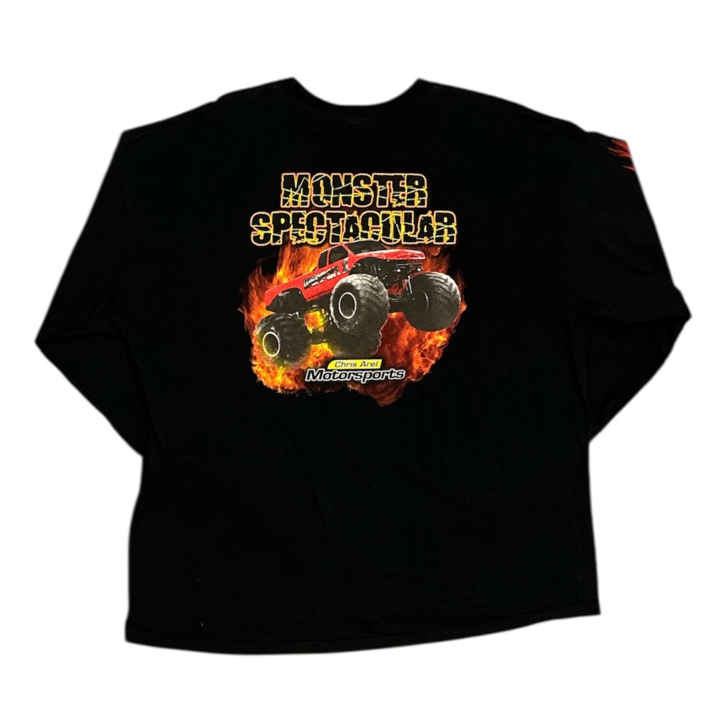 Vintage Chris Arel Monster Spectacular Black Long Sleeve Tshirt