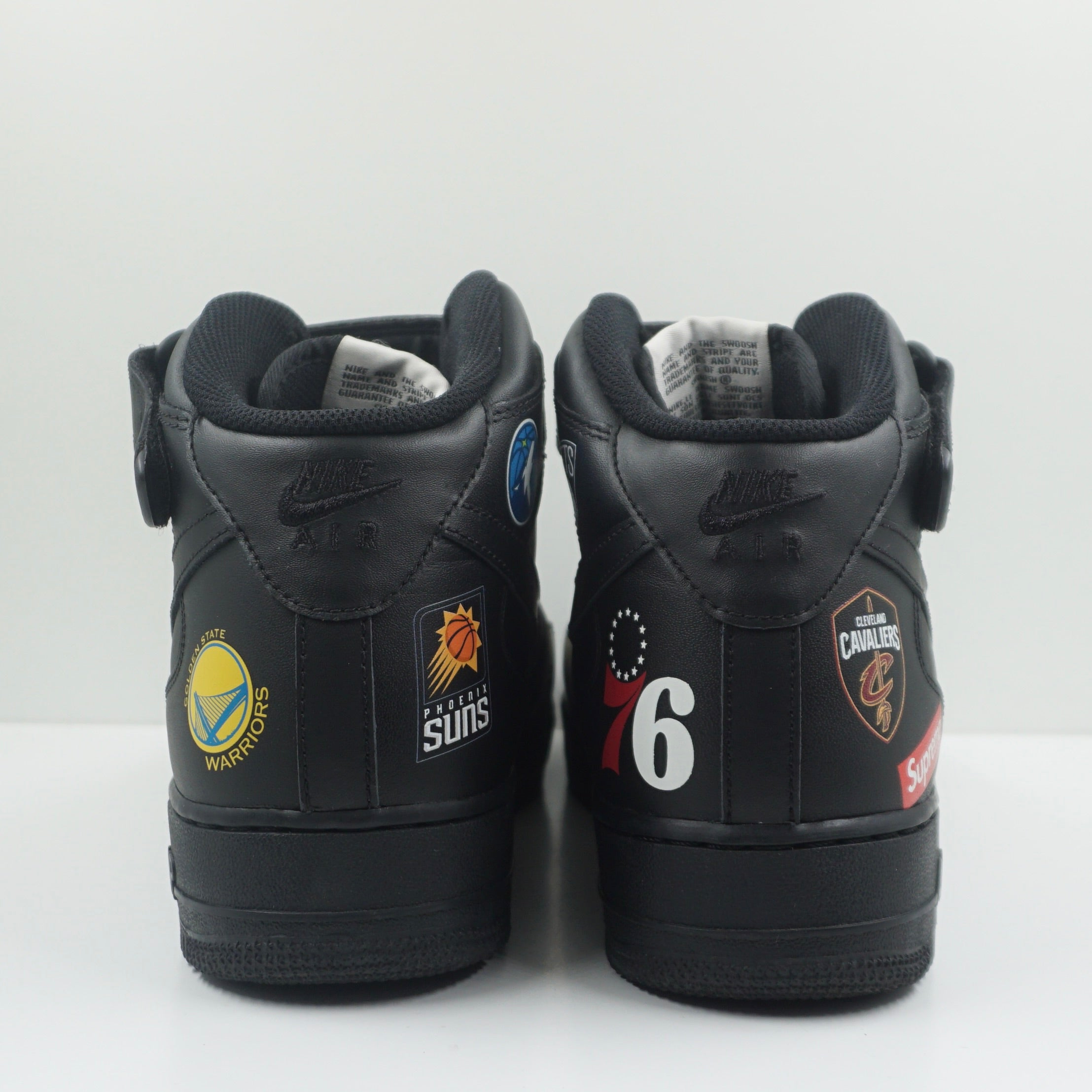 Nike Air Force 1 Mid Supreme NBA Black