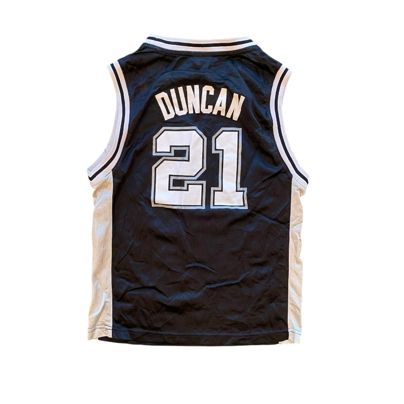 Reebok San Antonio Spurs Tim Duncan #21 Basketball Jersey (Youth)