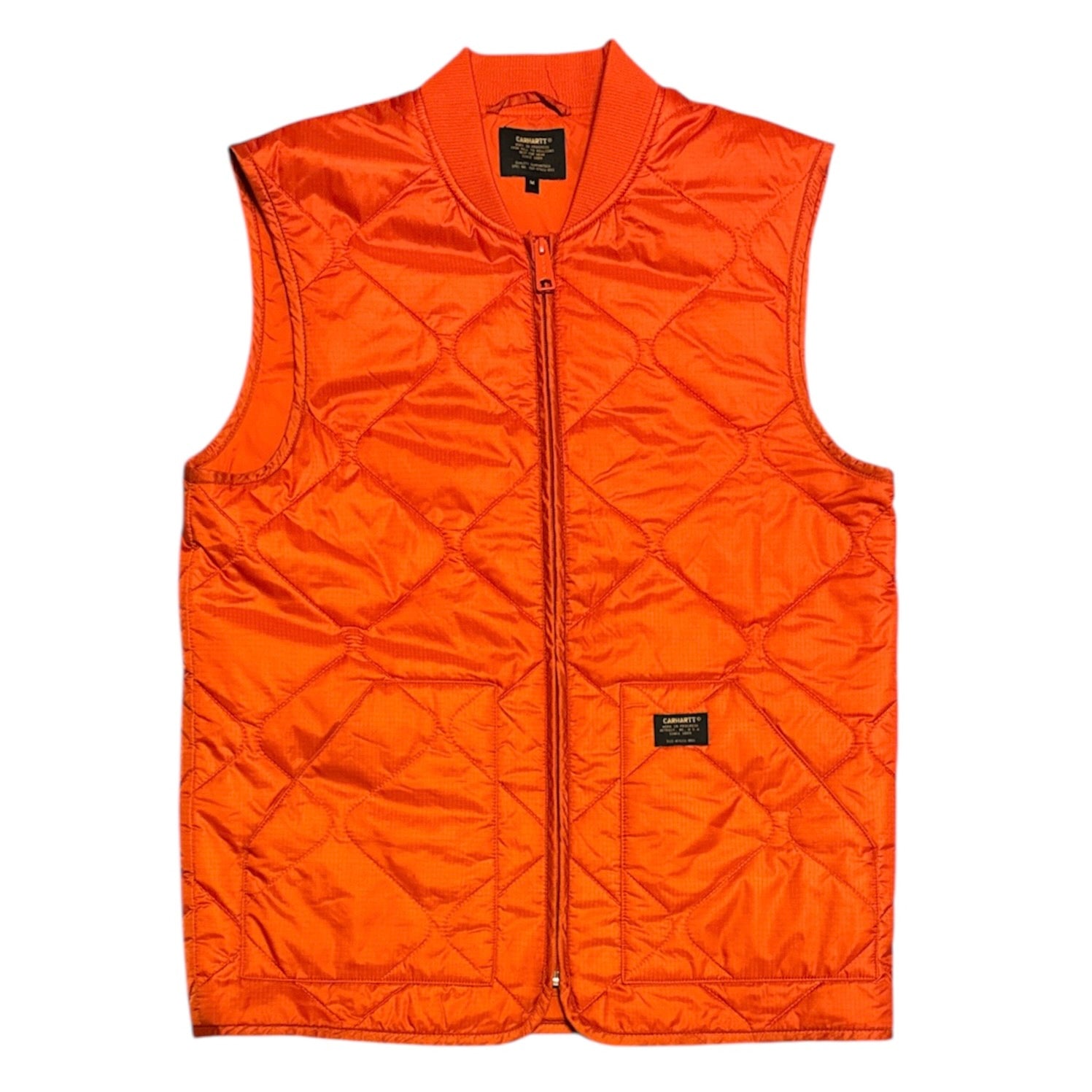 Carhartt WIP Newton Orange Quilted Vest