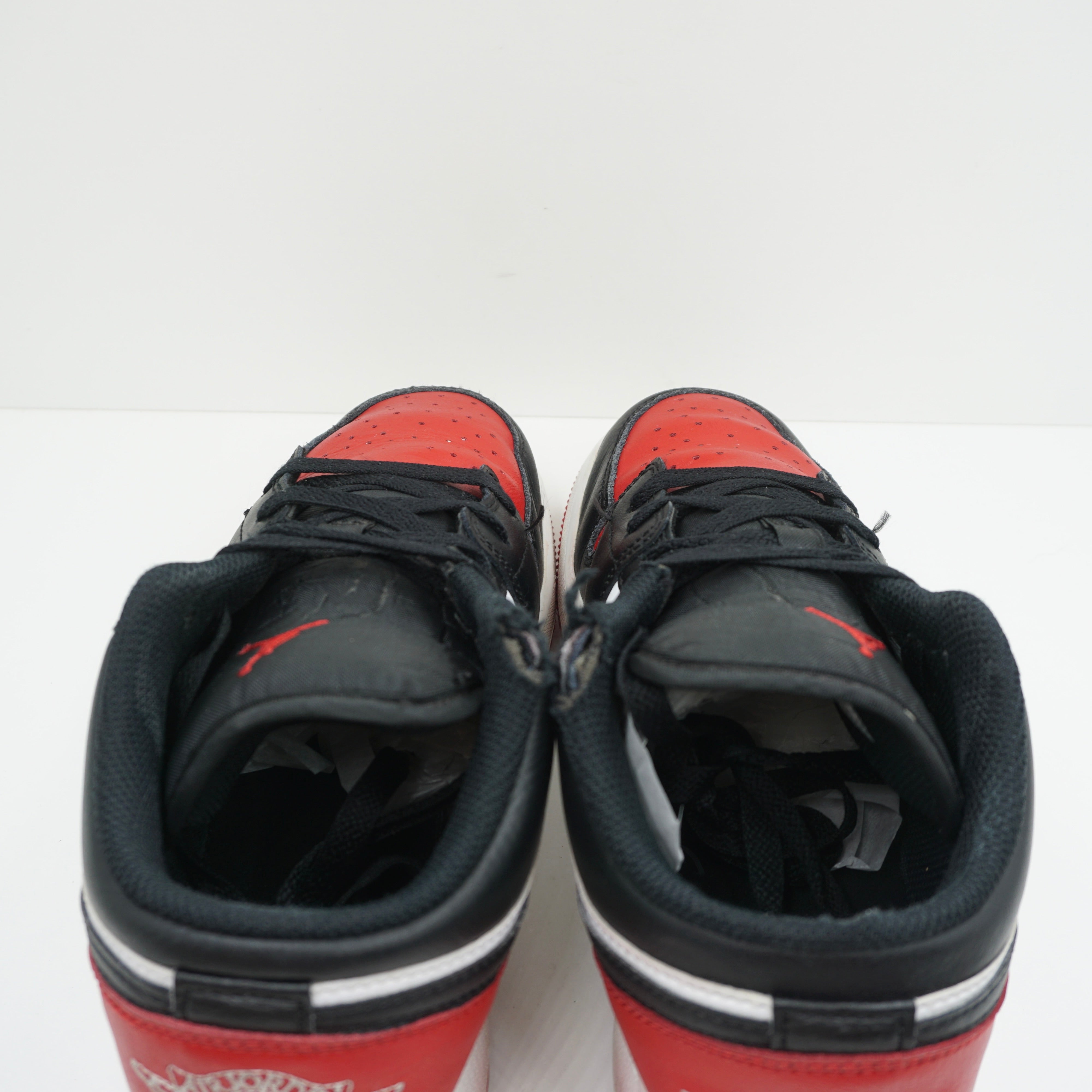 Boys Air sold Jordan 1 Low GS 6Y Bred Toe