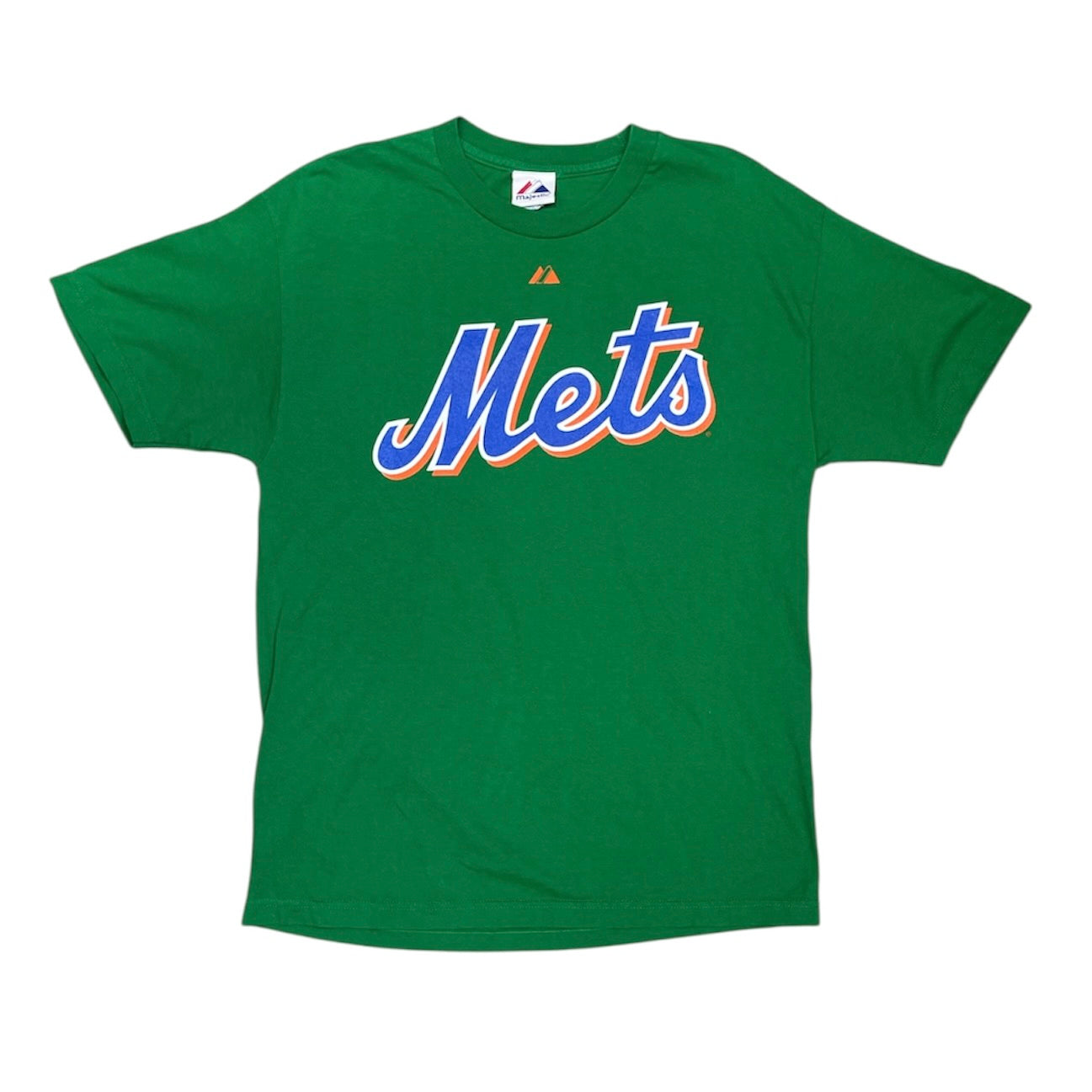 Majestic Mets Santana #57 2008 Green Tshirt