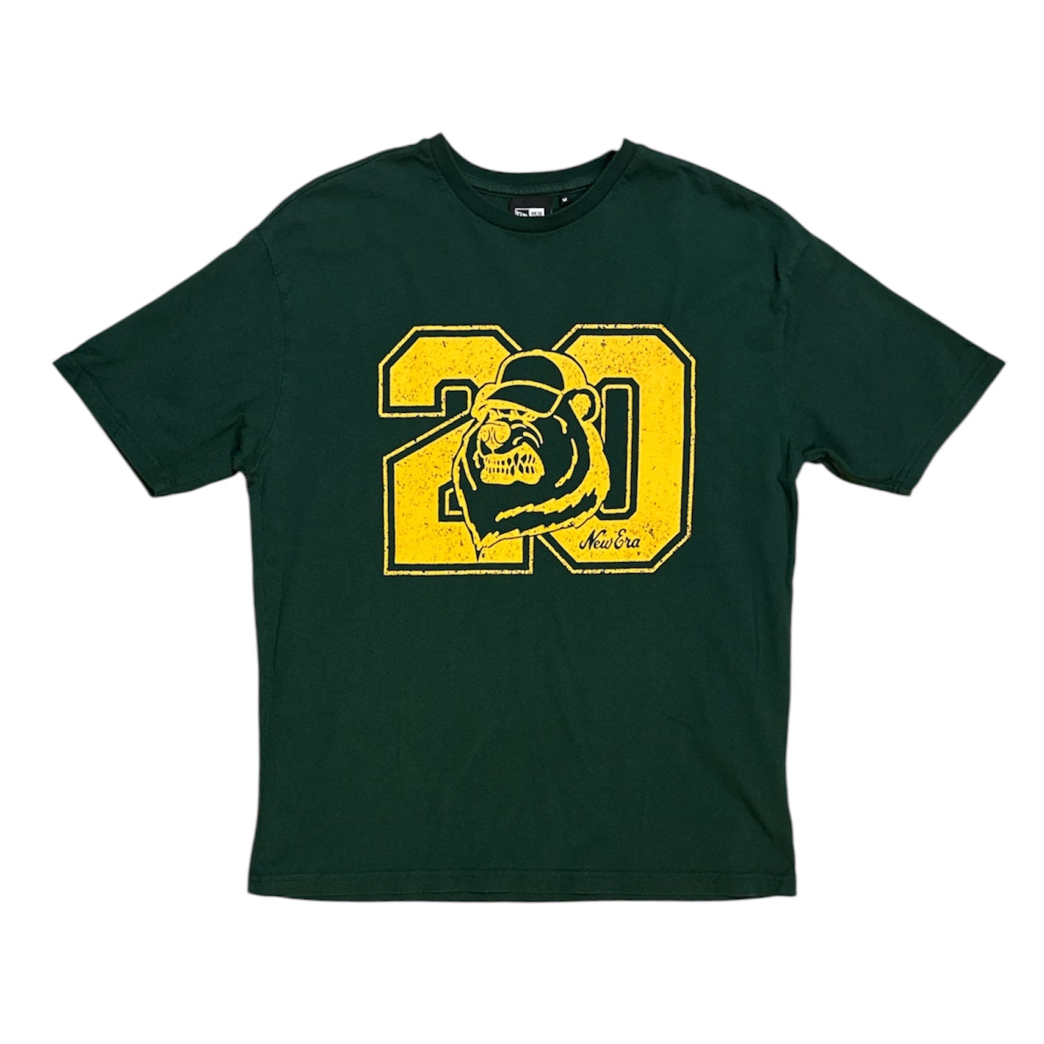New Era 20 Logo Green Yellow Tshirt