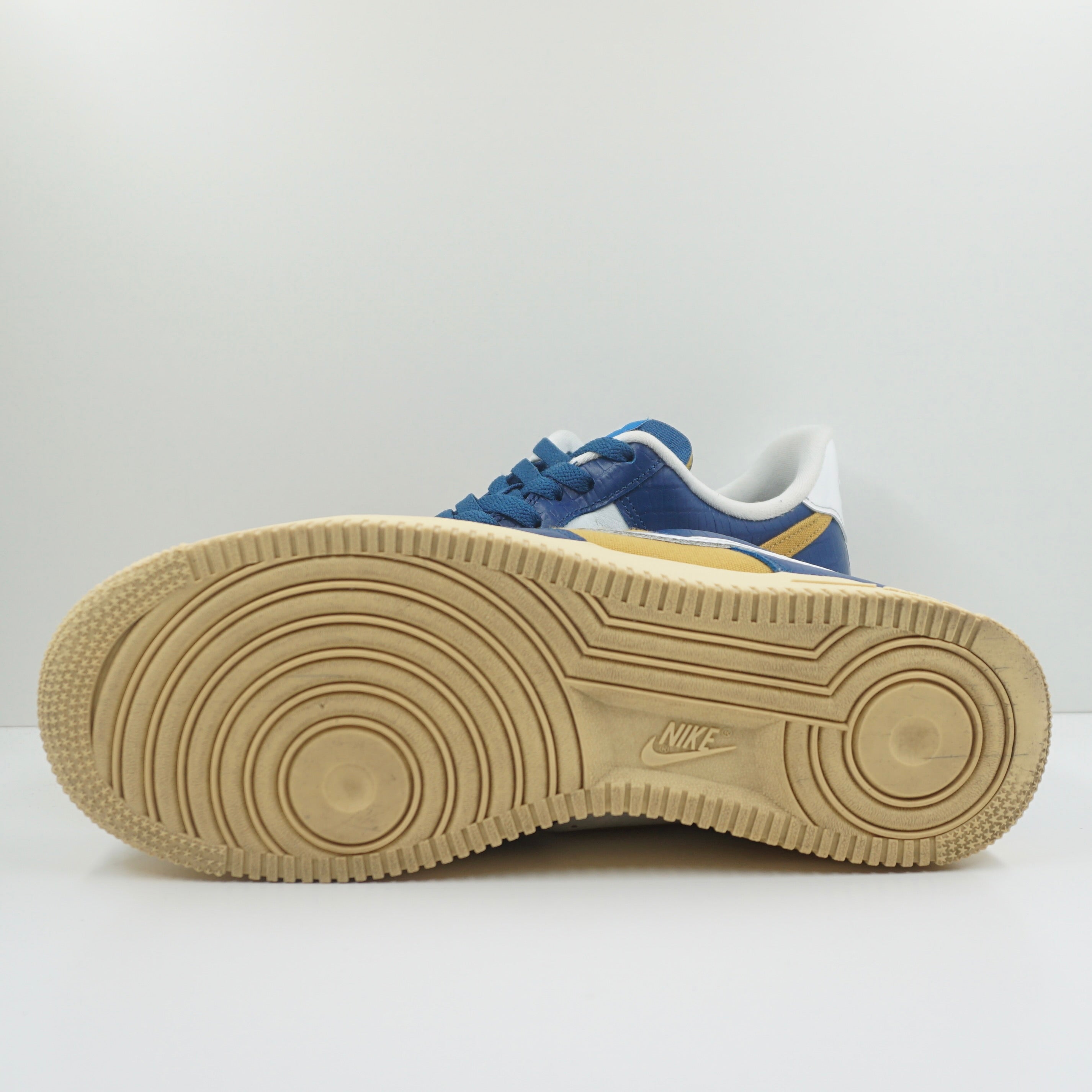 Nike Air Force 1 Low SP Undefeated 5 On It Blue Yellow Croc