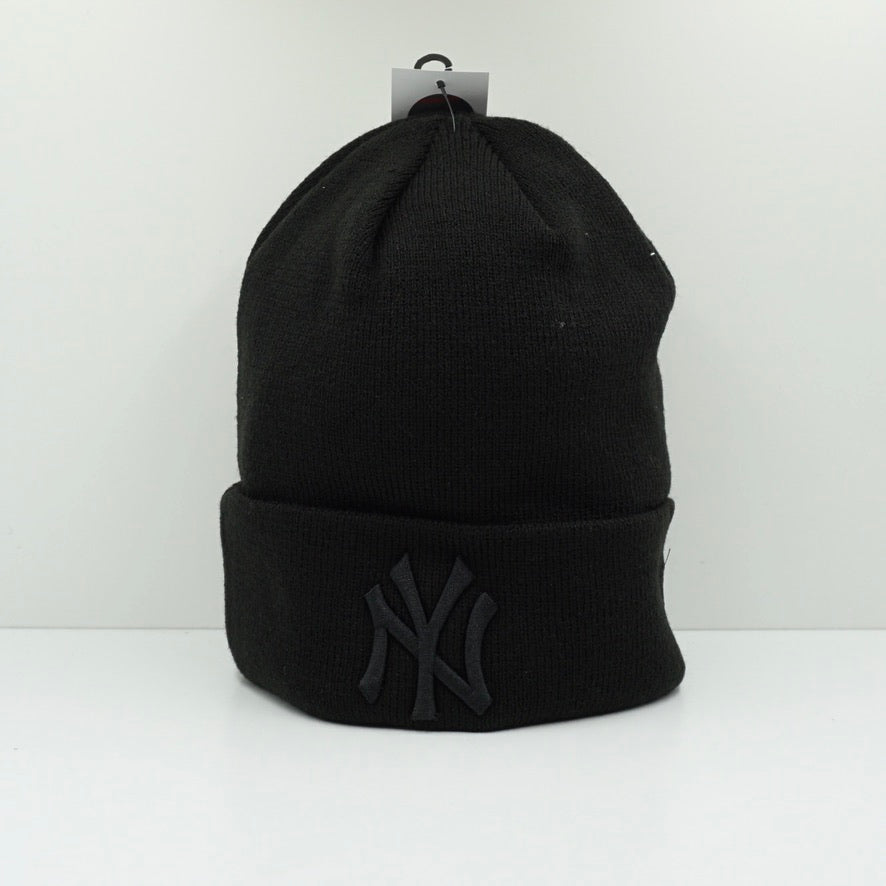 New Era New York Yankees Black Black Beanie