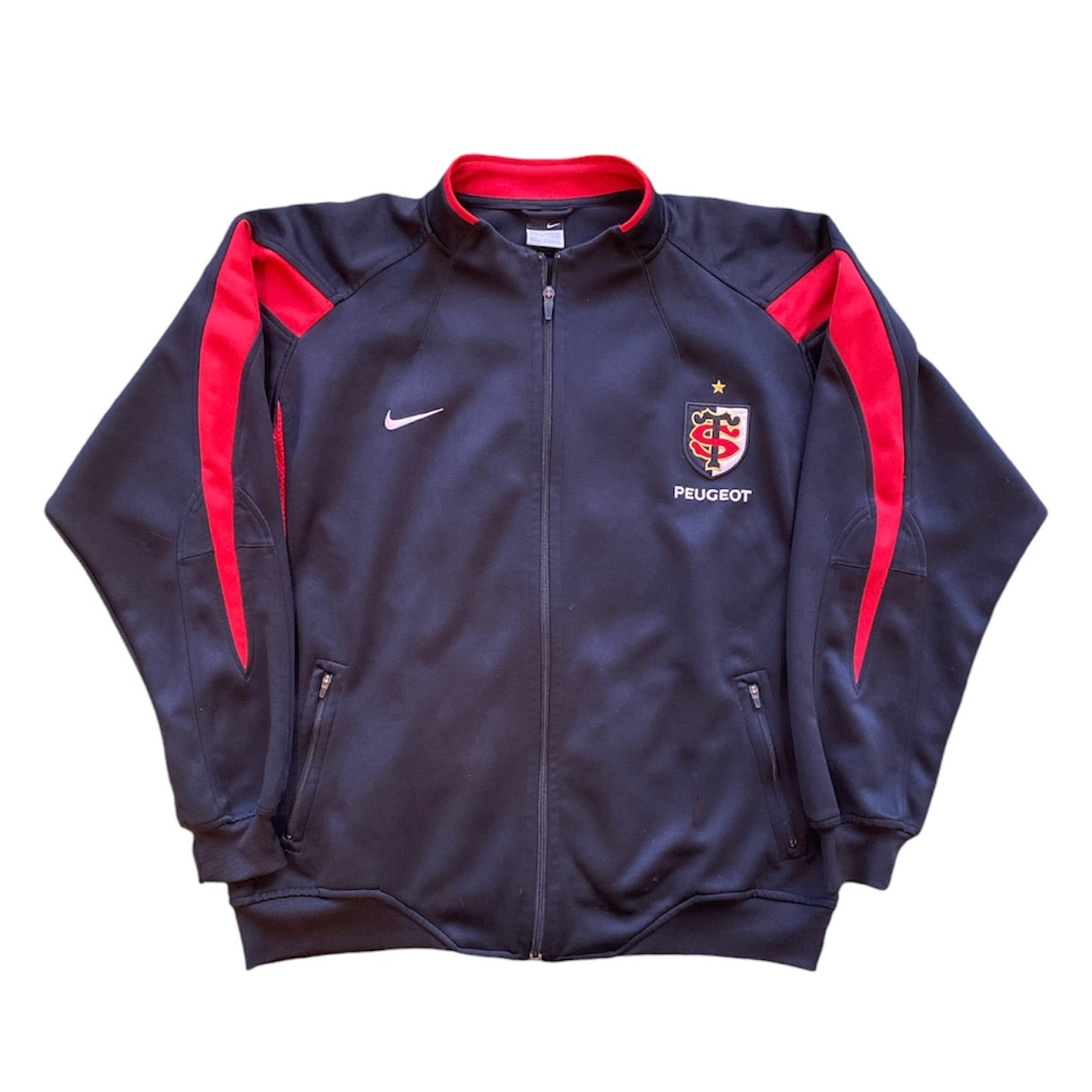 Vintage 00s Nike Stade Toulousain Rugby Team Jacket