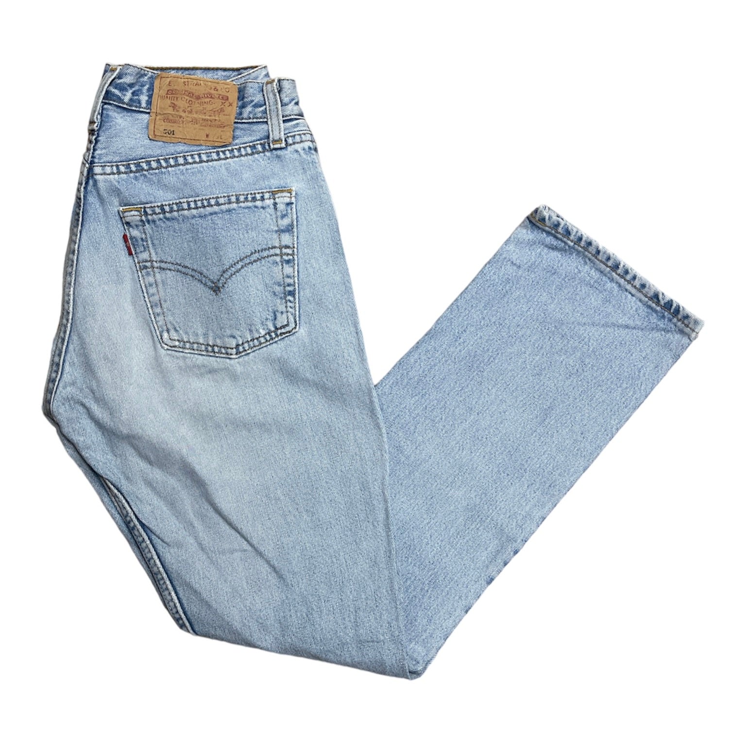 Vintage Levis 501 Light Blue Jeans (W28/L30)