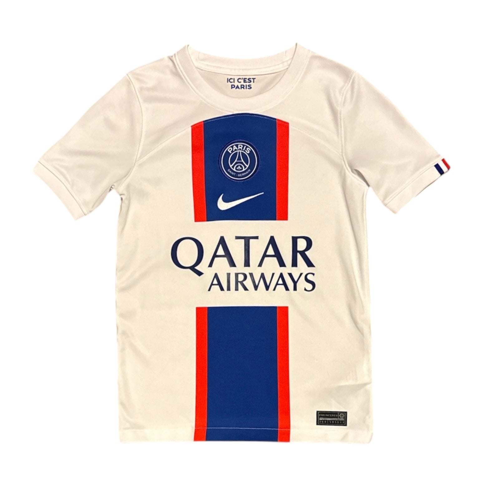 Nike Paris Saint Germain 2022/2023 Third Stadium White Football Jersey (Youth)