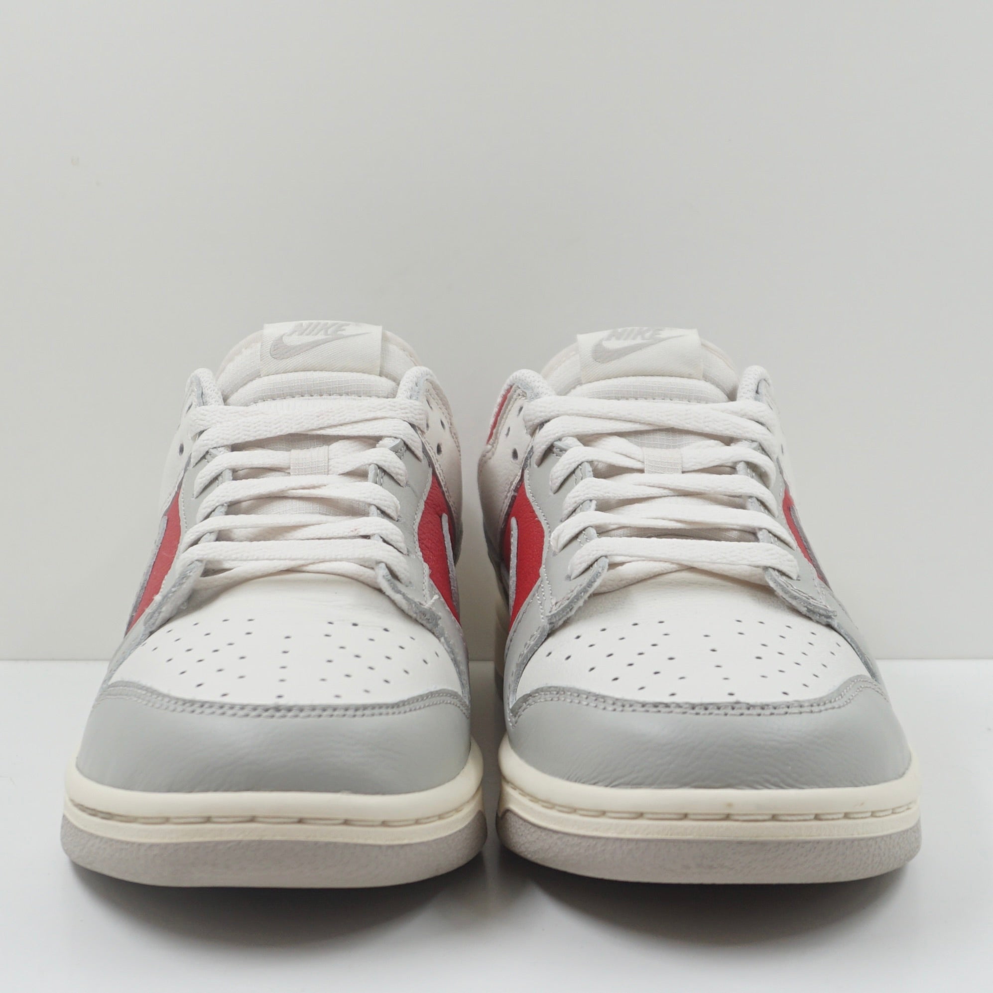 Nike Dunk Low Light Iron Ore Gym Red