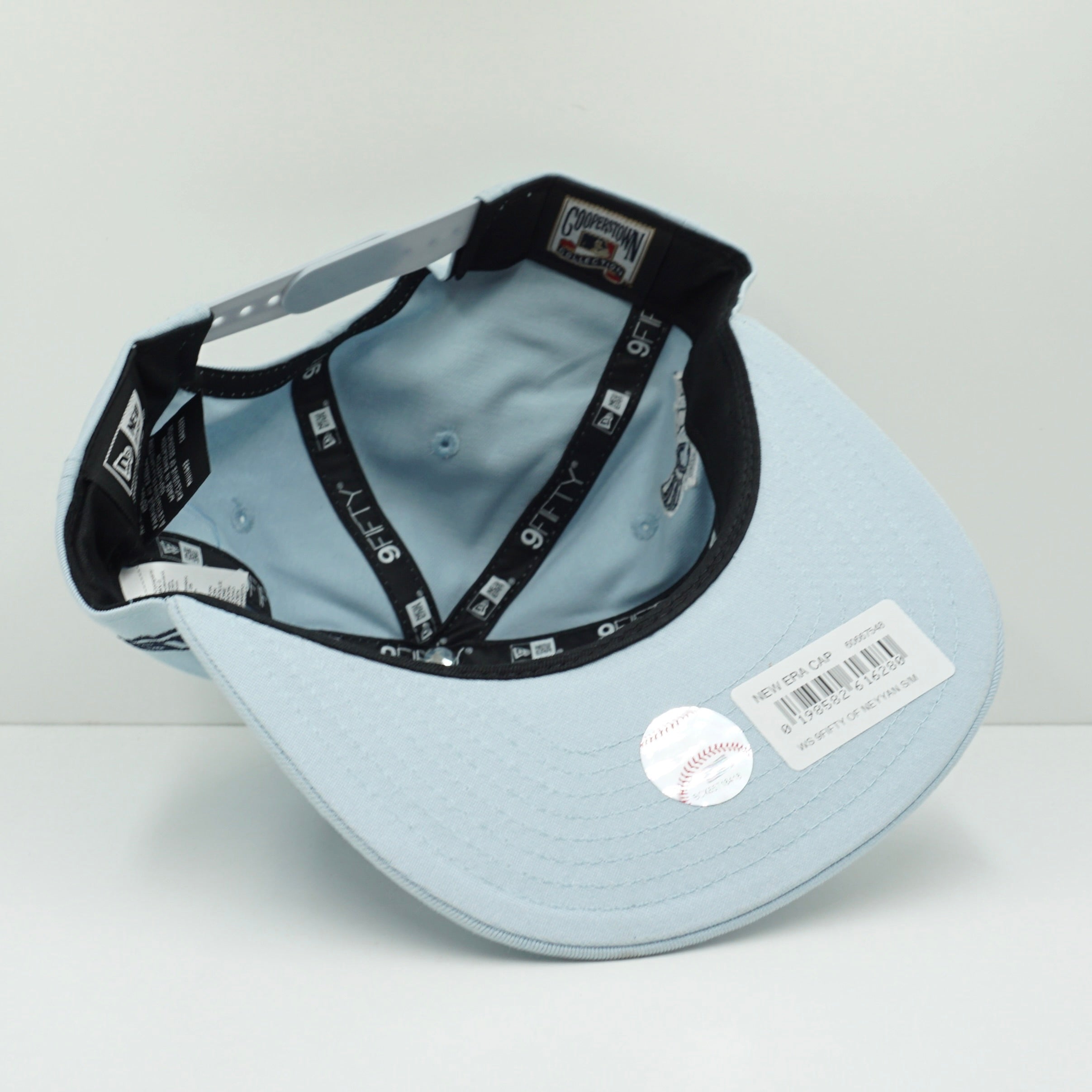 New Era New York Yankees Light Blue Navy Snapback Cap