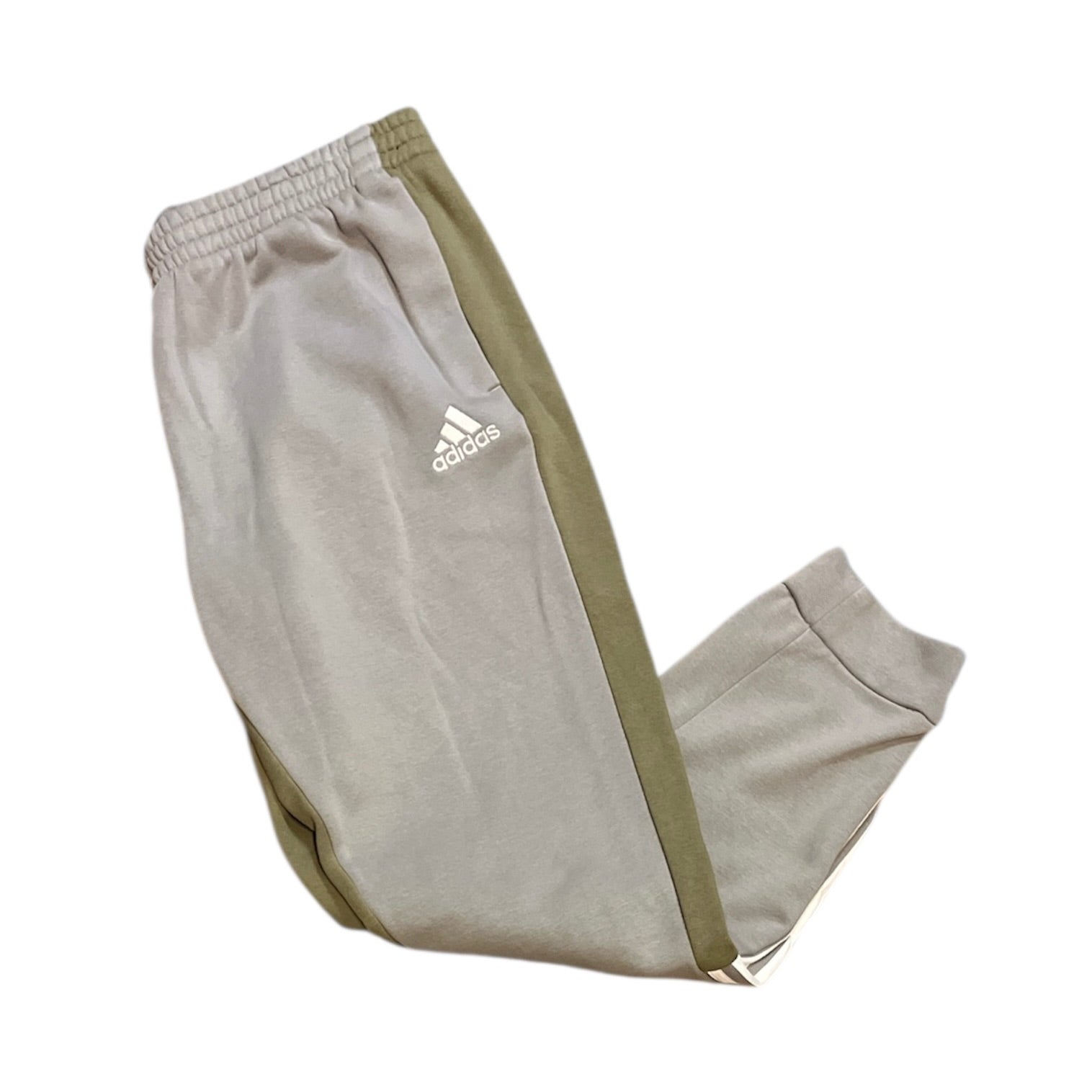 Adidas Colorblock Green Grey Hoodie & Sweatpants Set