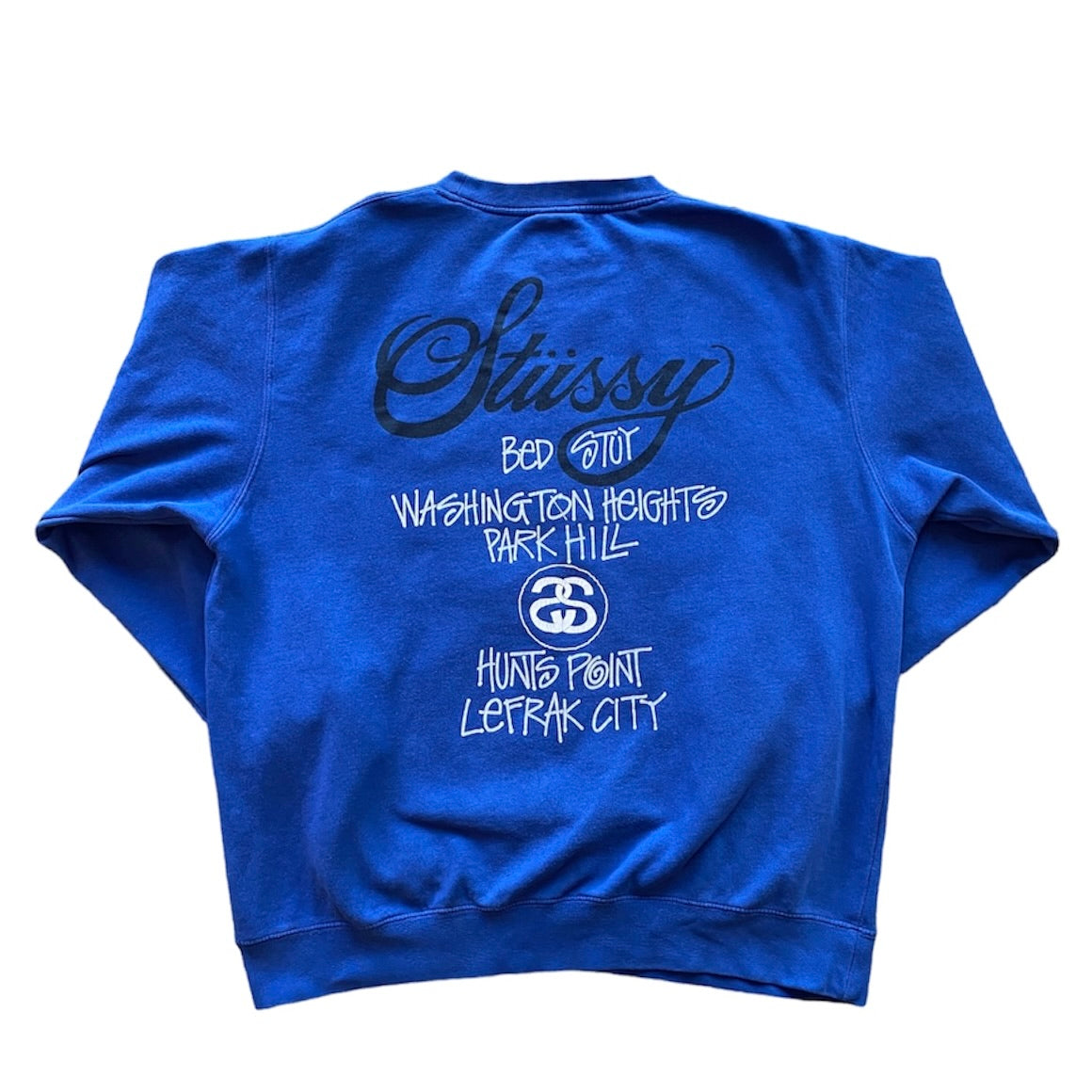 Stussy New York City Blue Crewneck