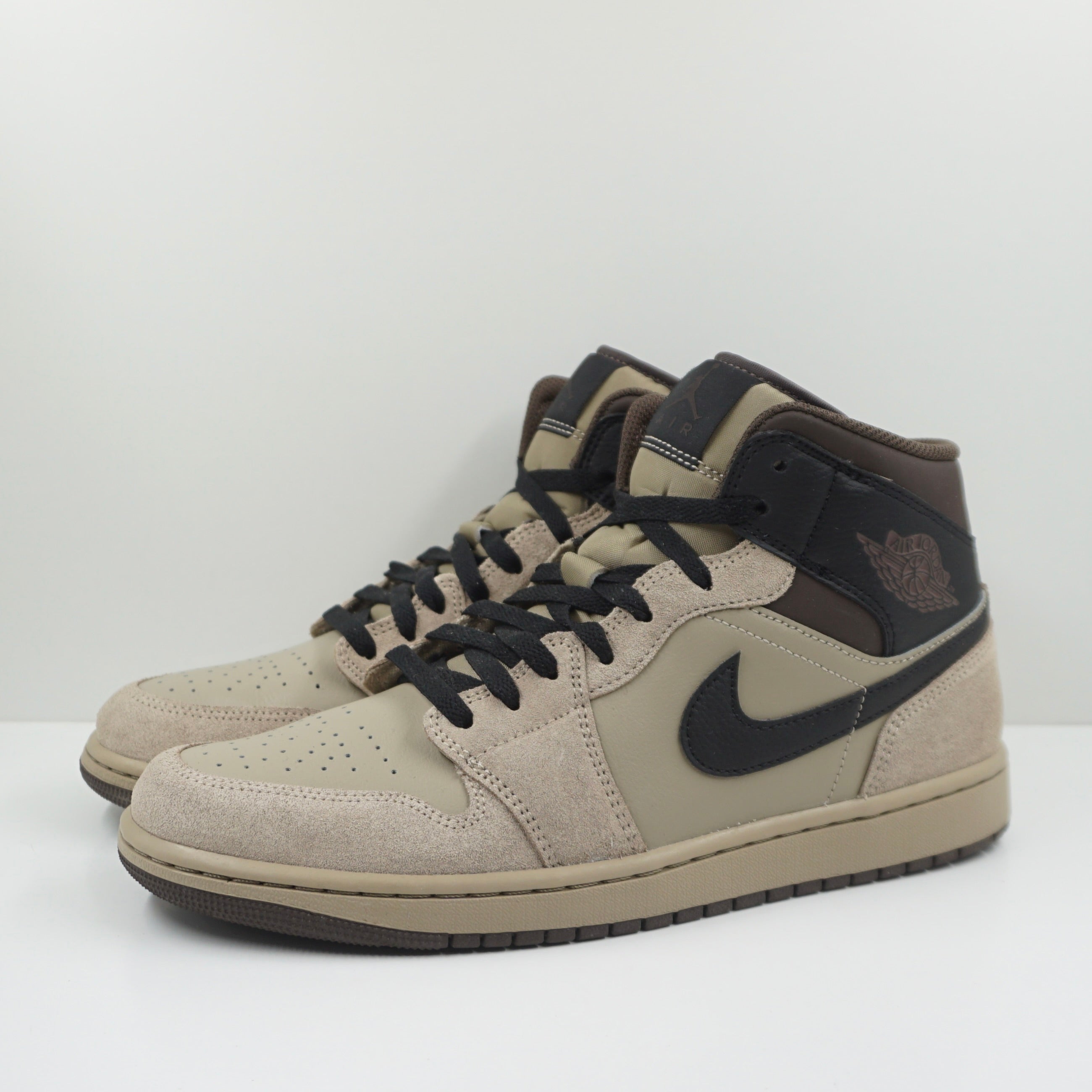 Jordan 1 Mid Khaki Baroque Brown