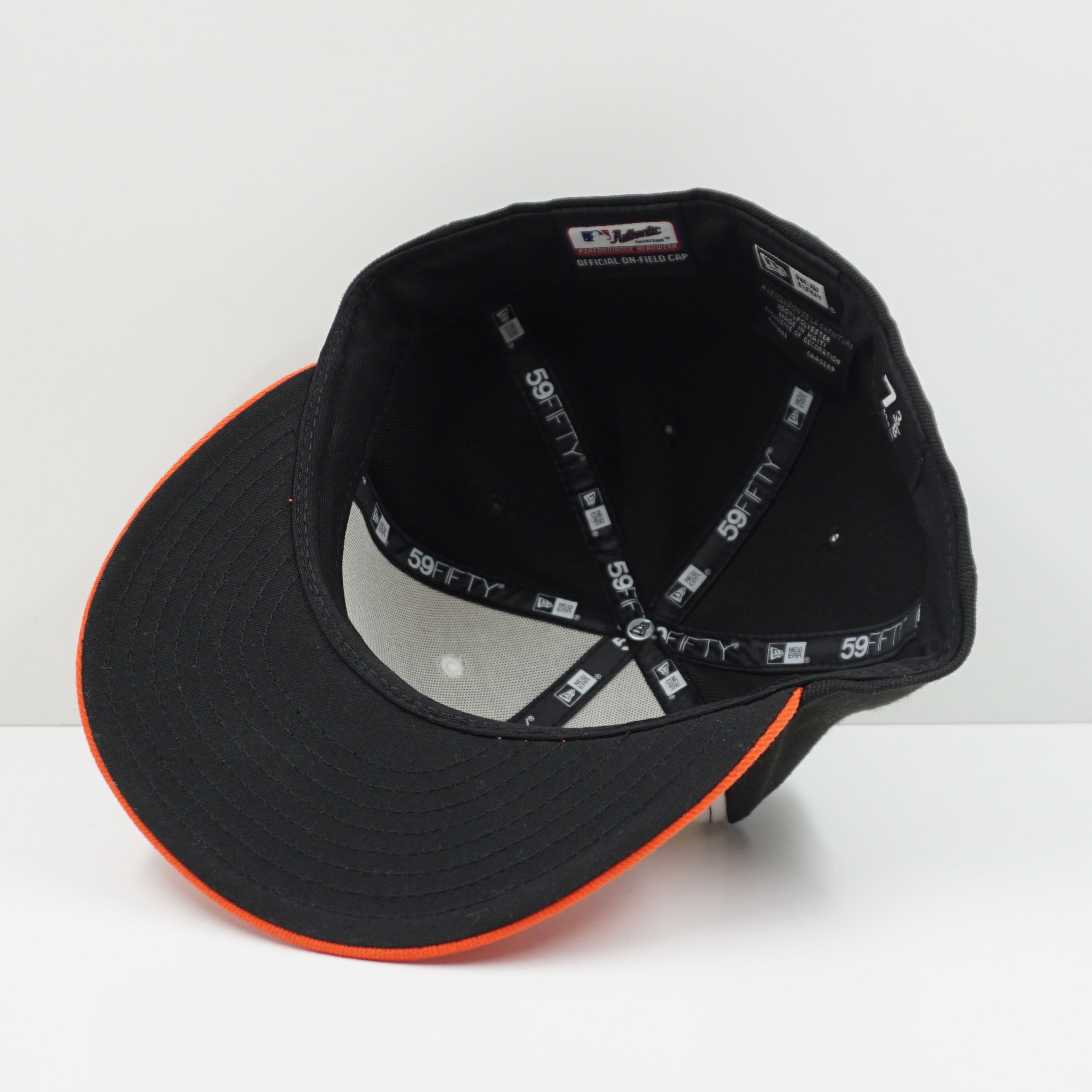 New Era Baltimore Orioles Black Orange Fitted Cap