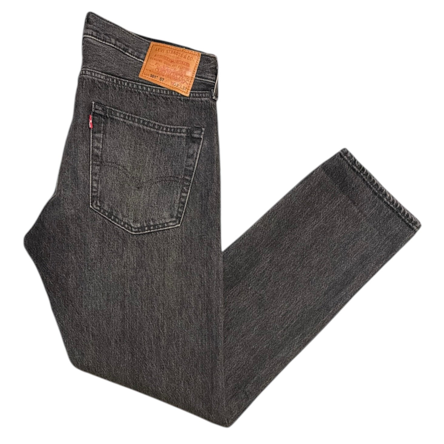 Levi's Premium 501 ST Straight Cut Grey Jeans