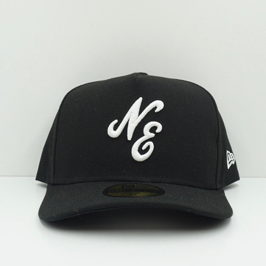 New Era White Logo A-Frame Fitted Cap