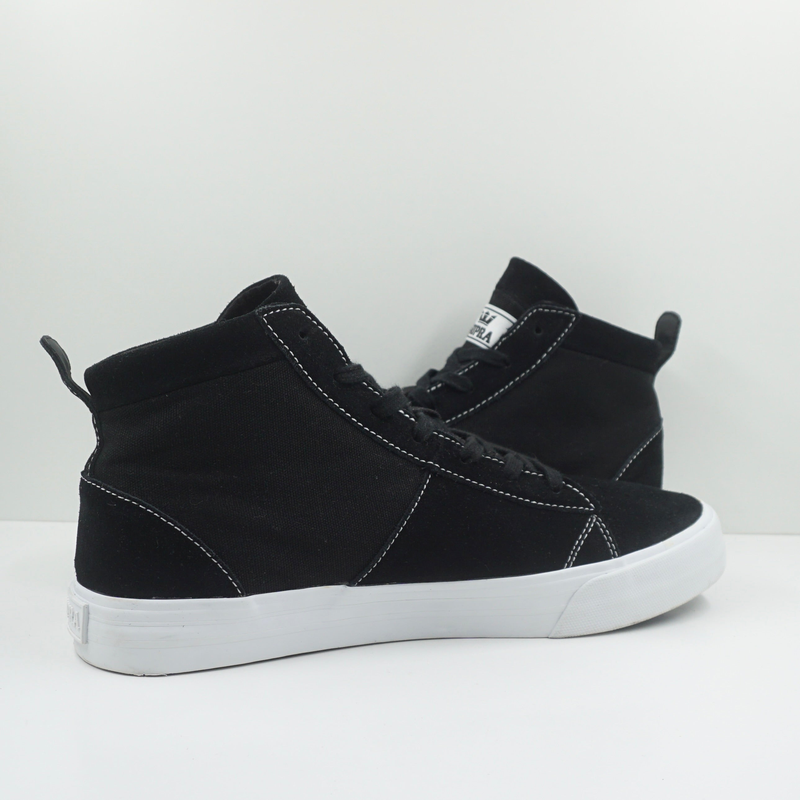 Supra Stacks Mid Black White