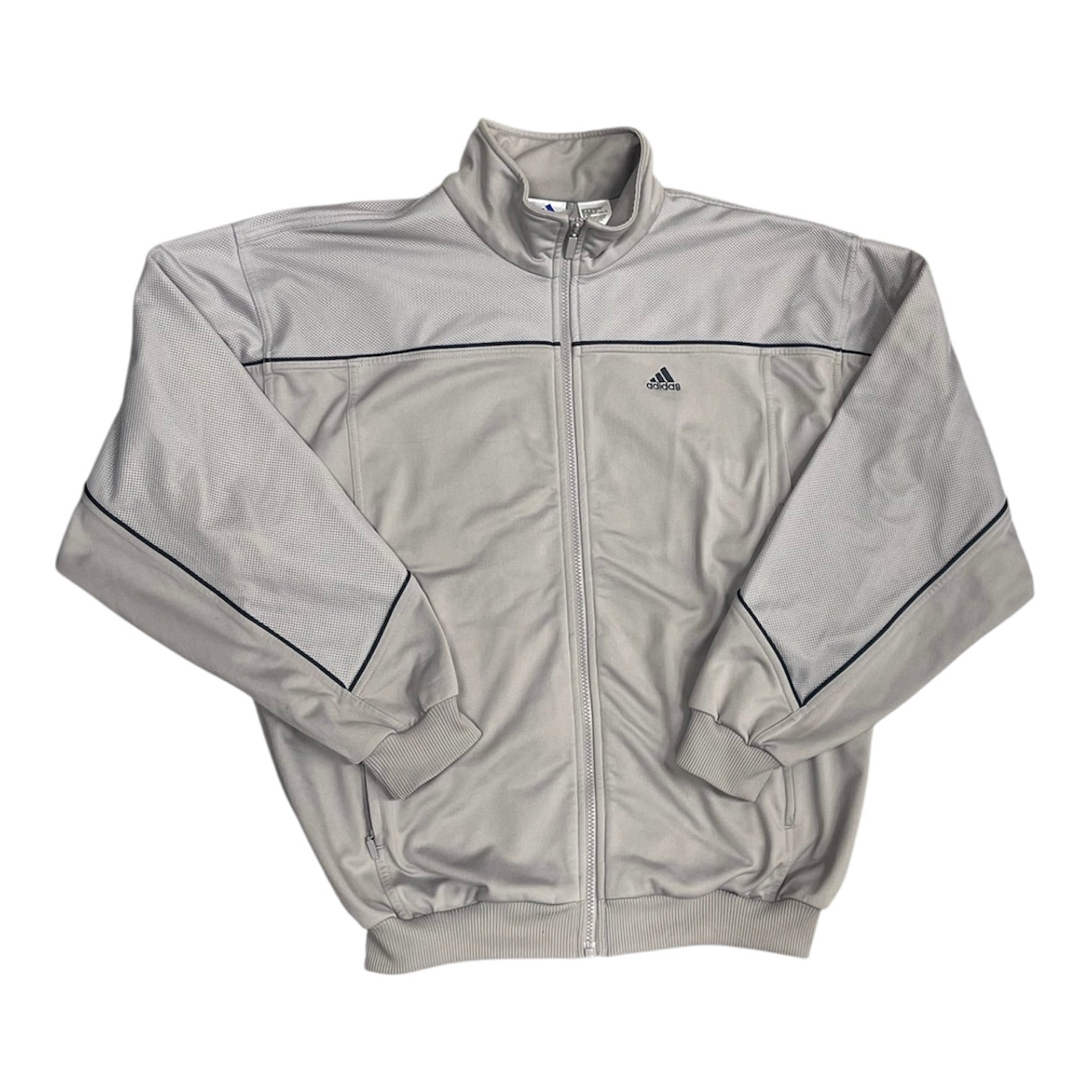 Adidas Grey Mesh Track Top