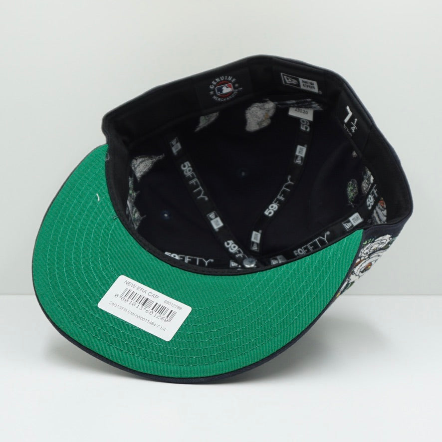 New Era Flowers Navy Fitted Cap