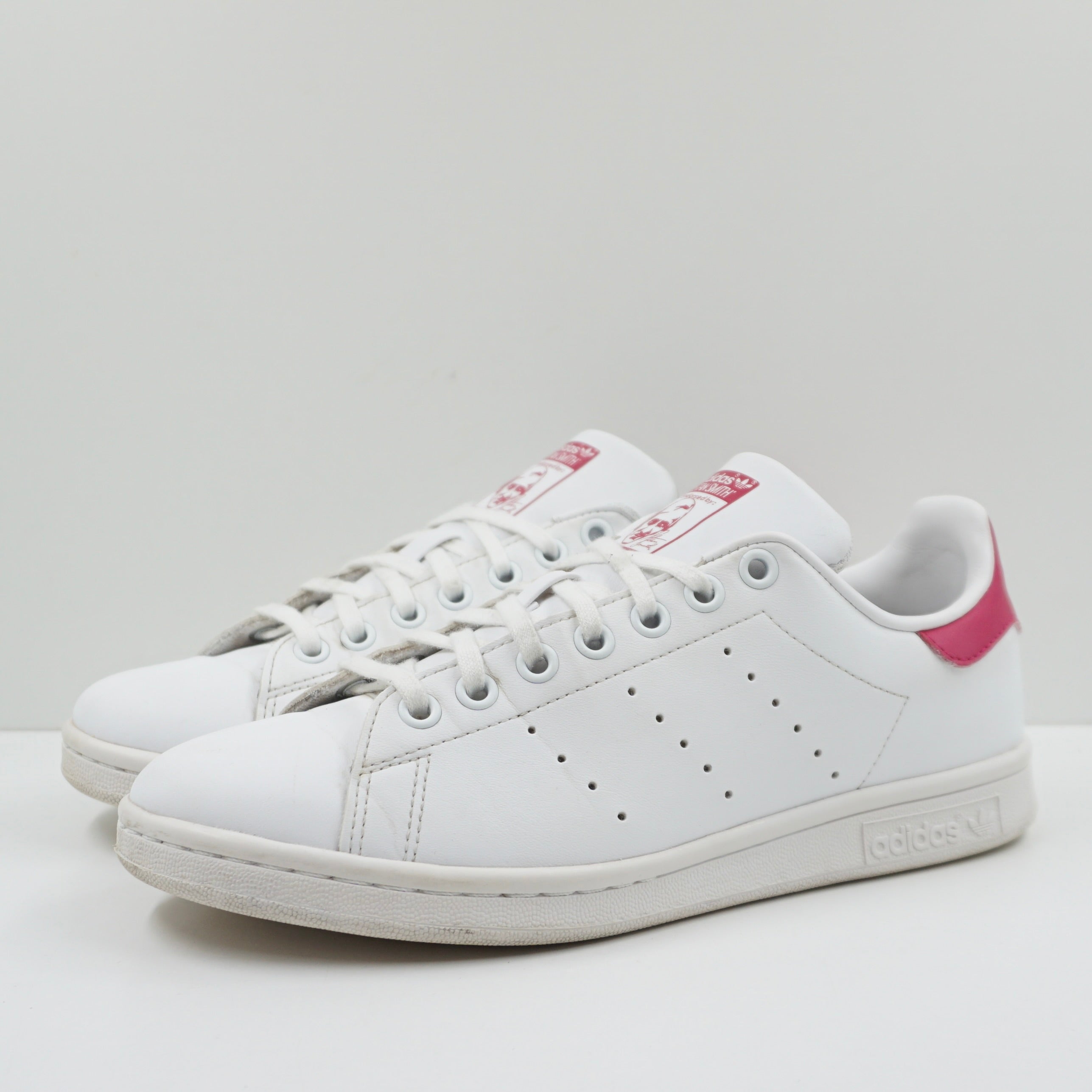Adidas Stan Smith Vegan White Bold Pink (GS) - Main Image