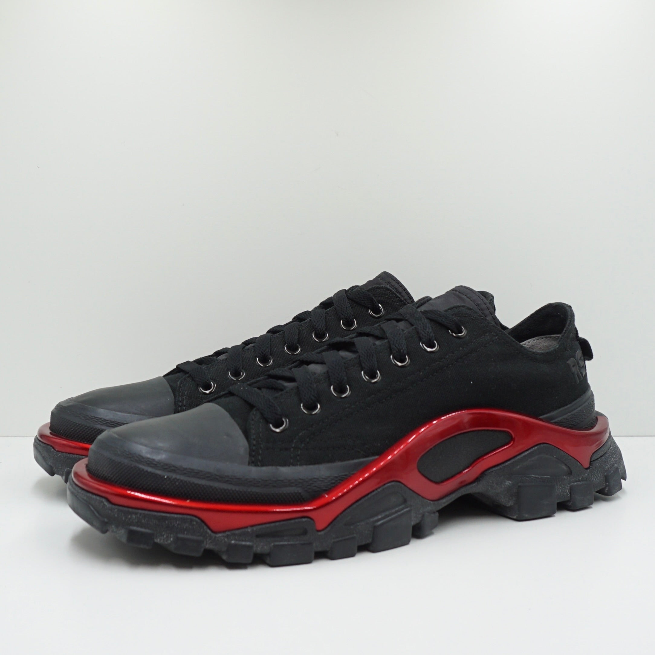 Adidas Detroit Runner Raf Simons Black Metallic Red