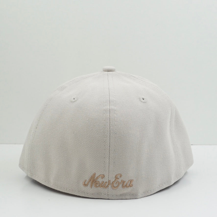 New Era Metall Logo Beige Fitted Cap