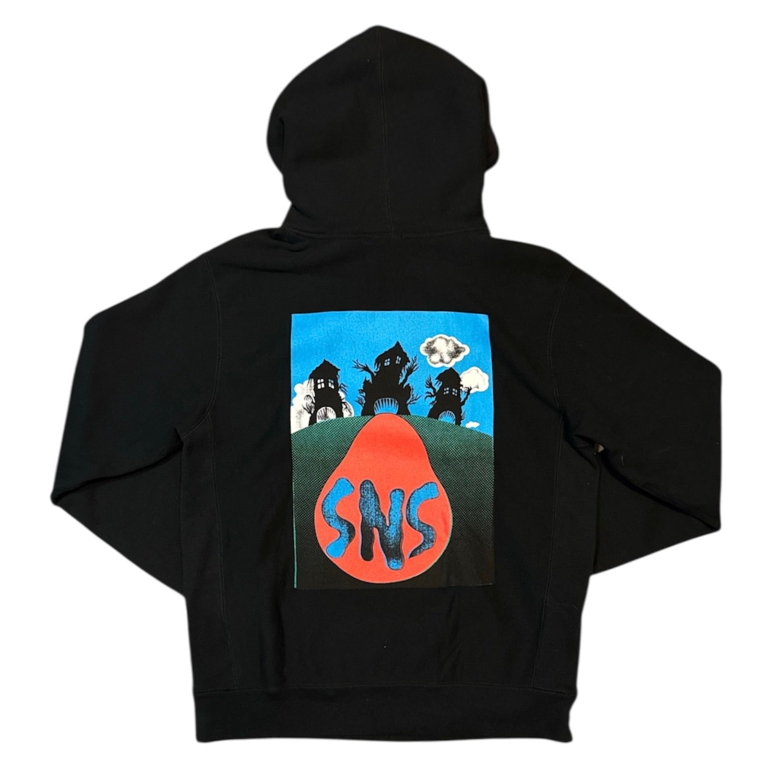 Sneakersnstuff Houses Abow Ground Black Hoodie