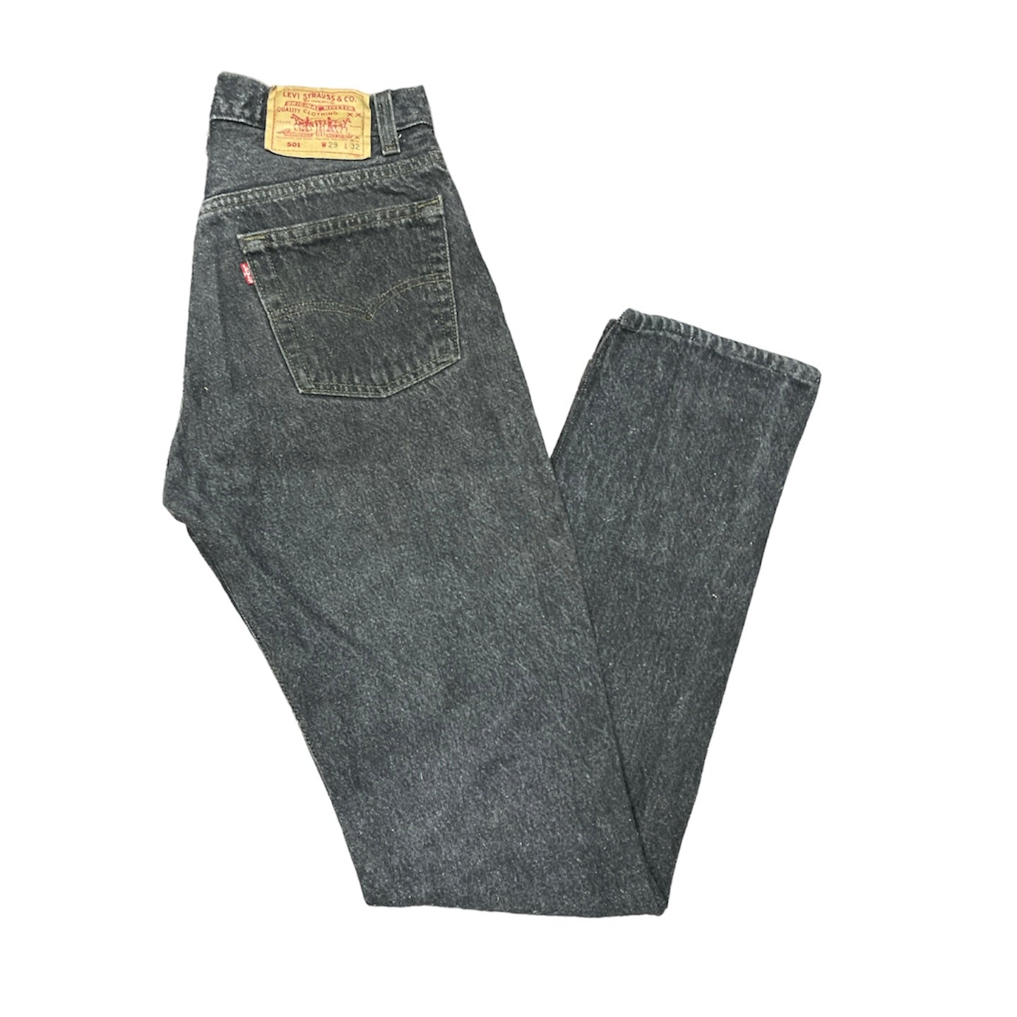 Vintage Levis 501 Black/Grey Jeans (W29/L32)