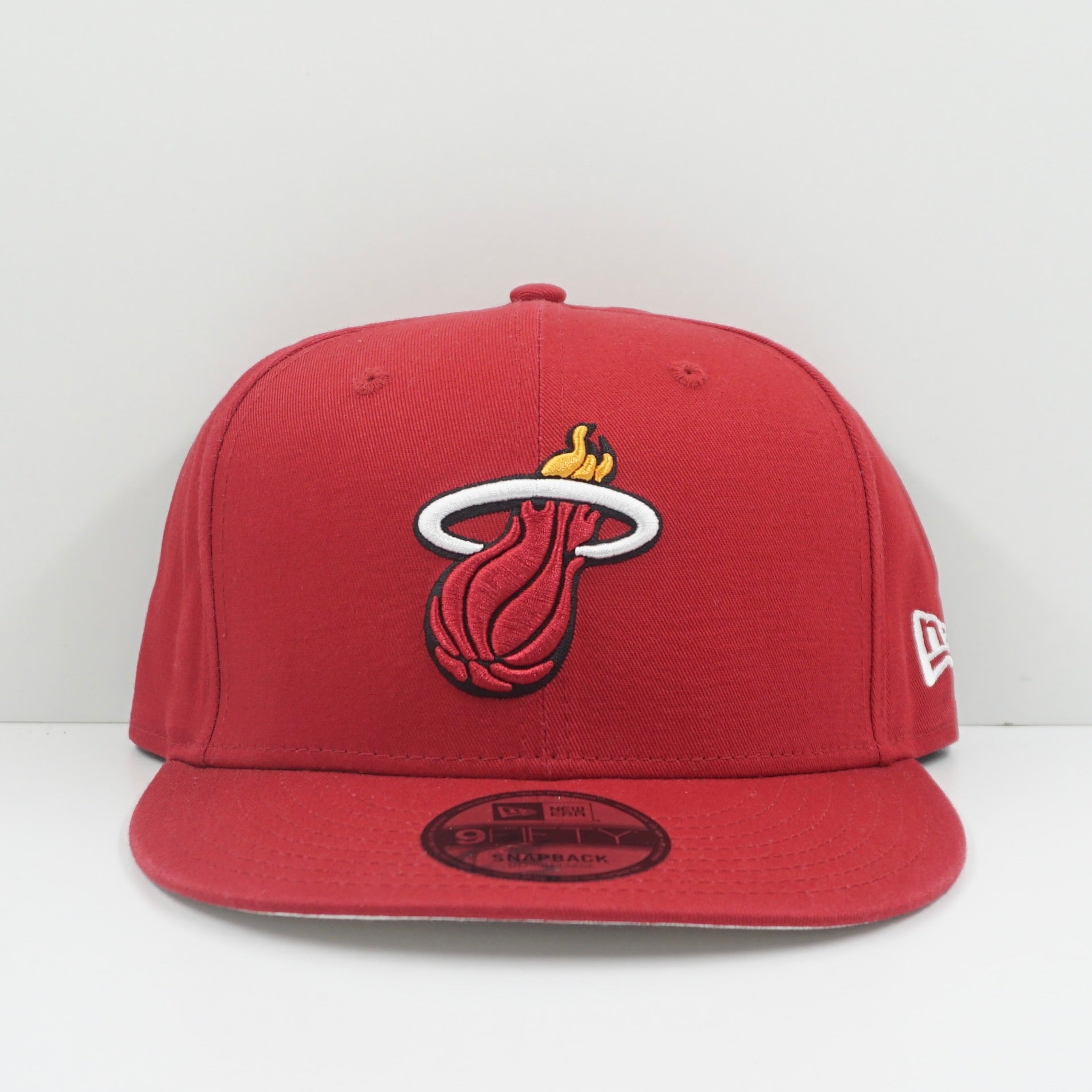 New Era Miami Heat Red Snapback Cap