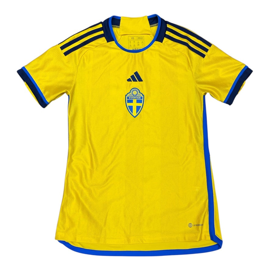 Adidas Sweden 2022 Home Football Jersey (W)