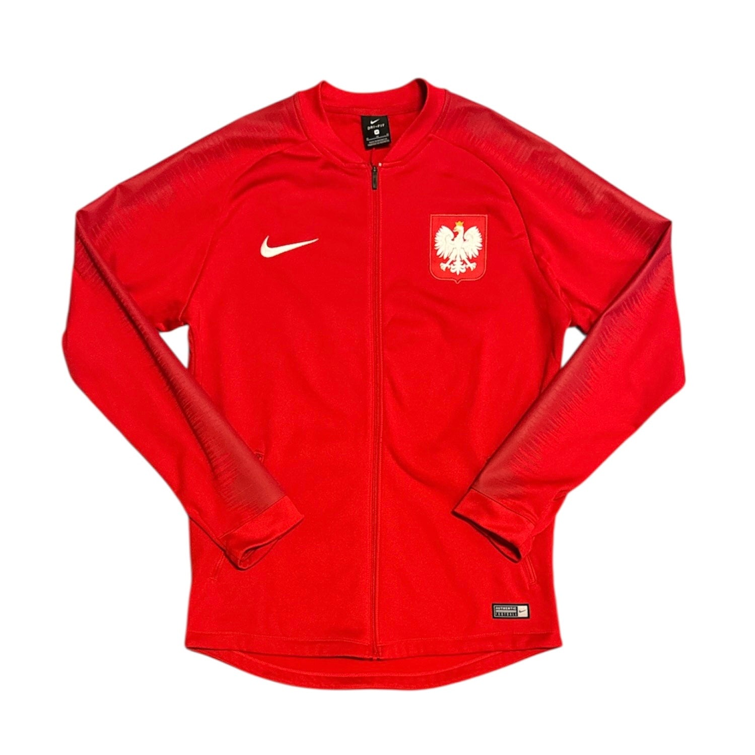Nike Poland Anthem Football Training Red Jacket
