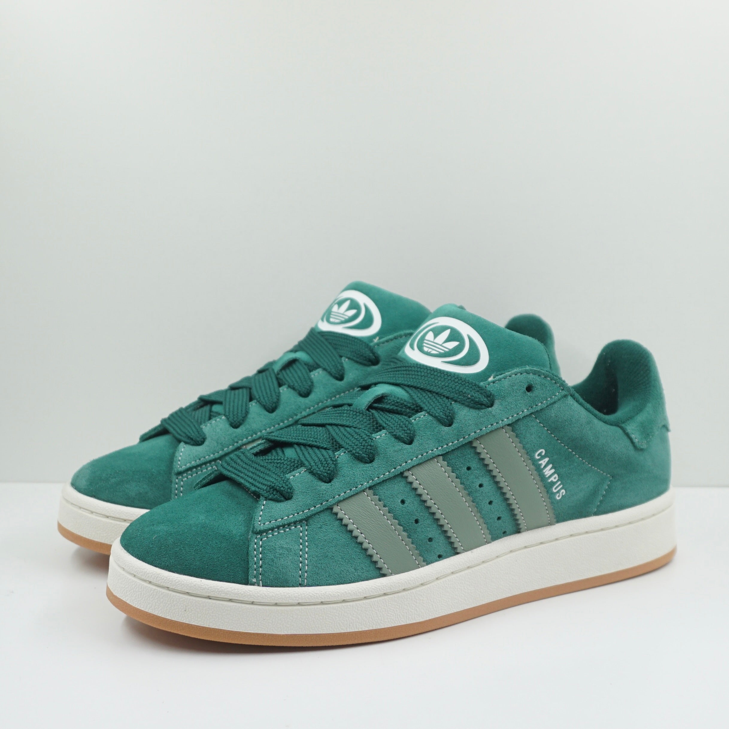 adidas gazelle silver green womens Adidas Campus 00s Dark Green Cloud White - H03472