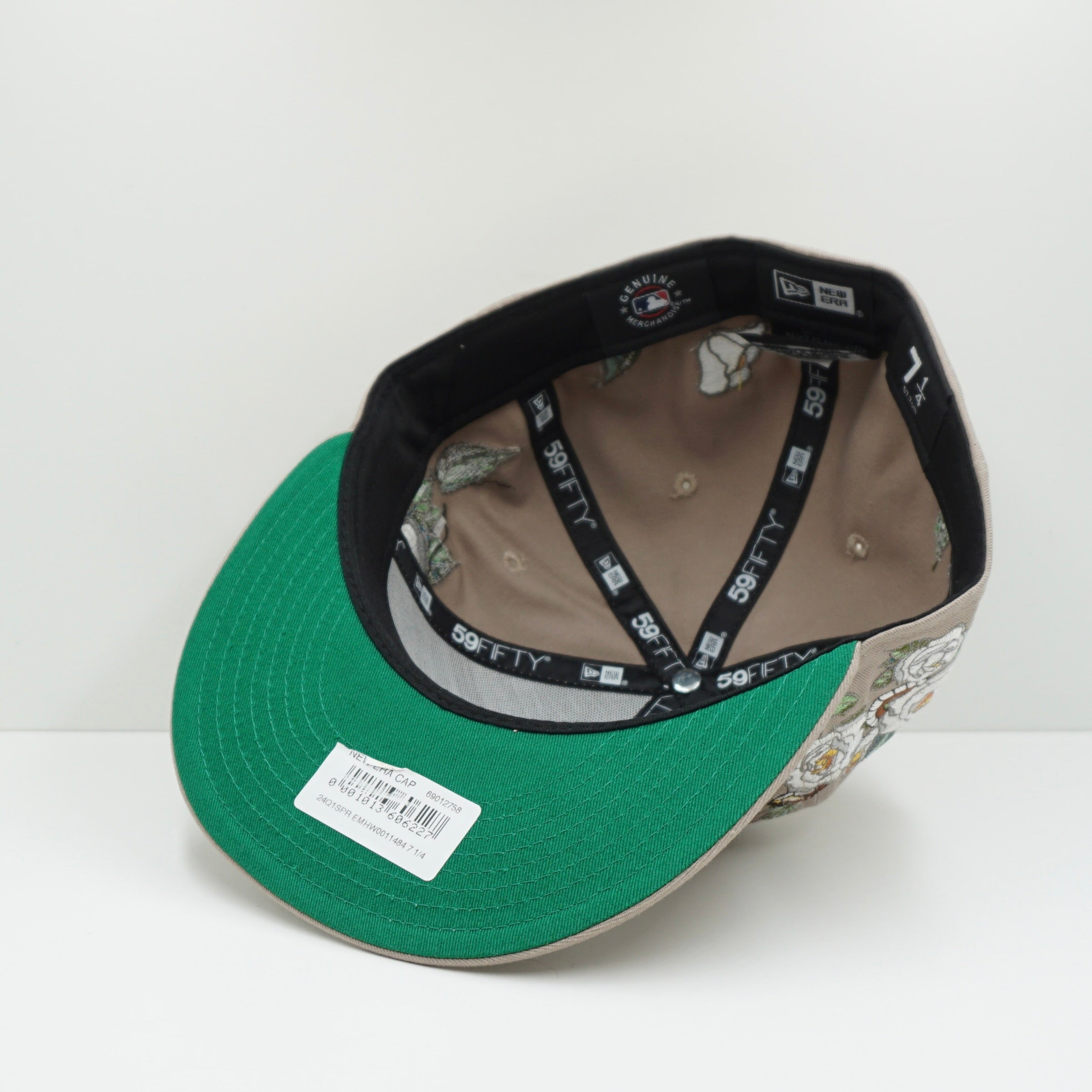 New Era Flowers Beige Fitted Cap
