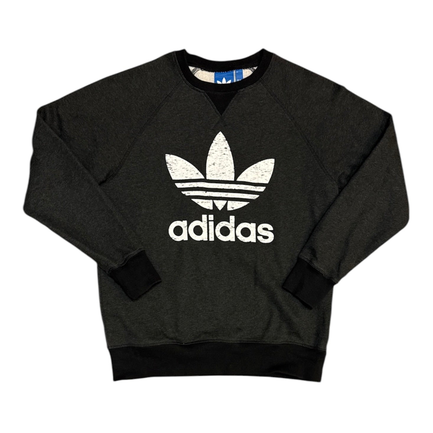 Adidas Trefoil Charcoal Pullover Sweatshirt