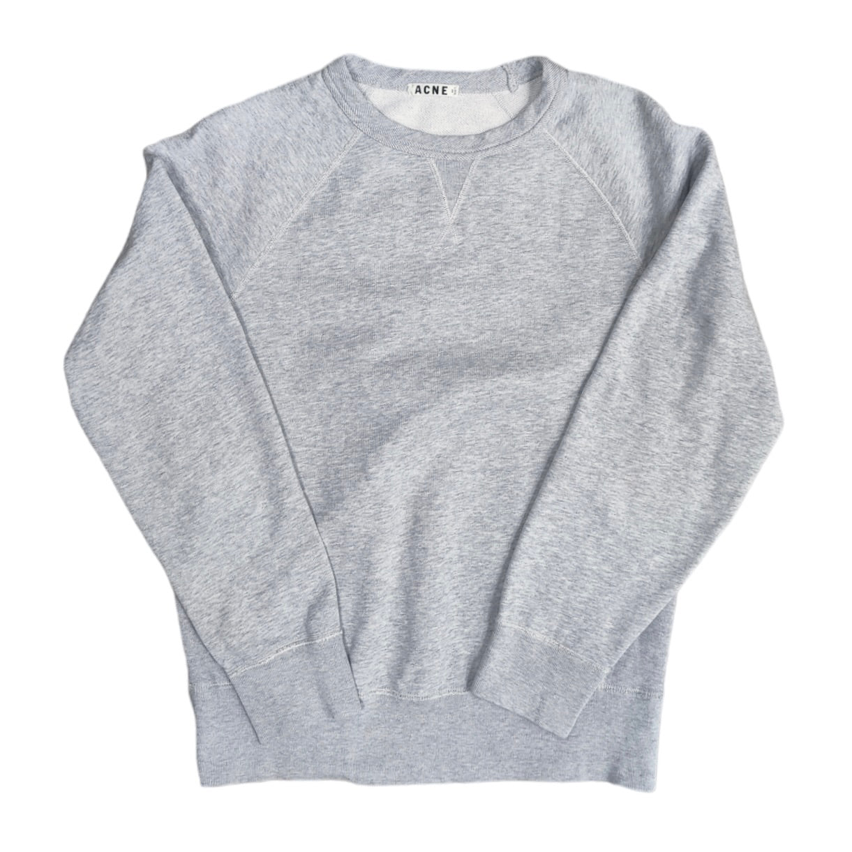 Acne Grey College Sweatshirt