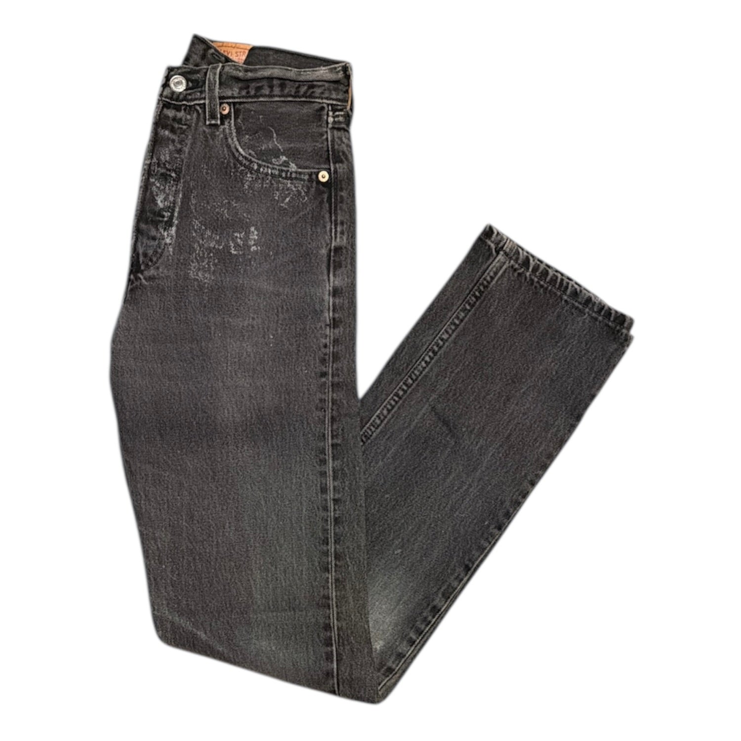 Vintage Levis 501 Grey Washed Jeans (W28/L36)