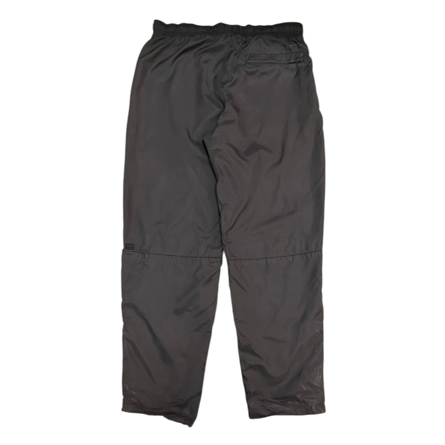 Nike Nylon Running Leg Zipper Anthracite Black Track Pants