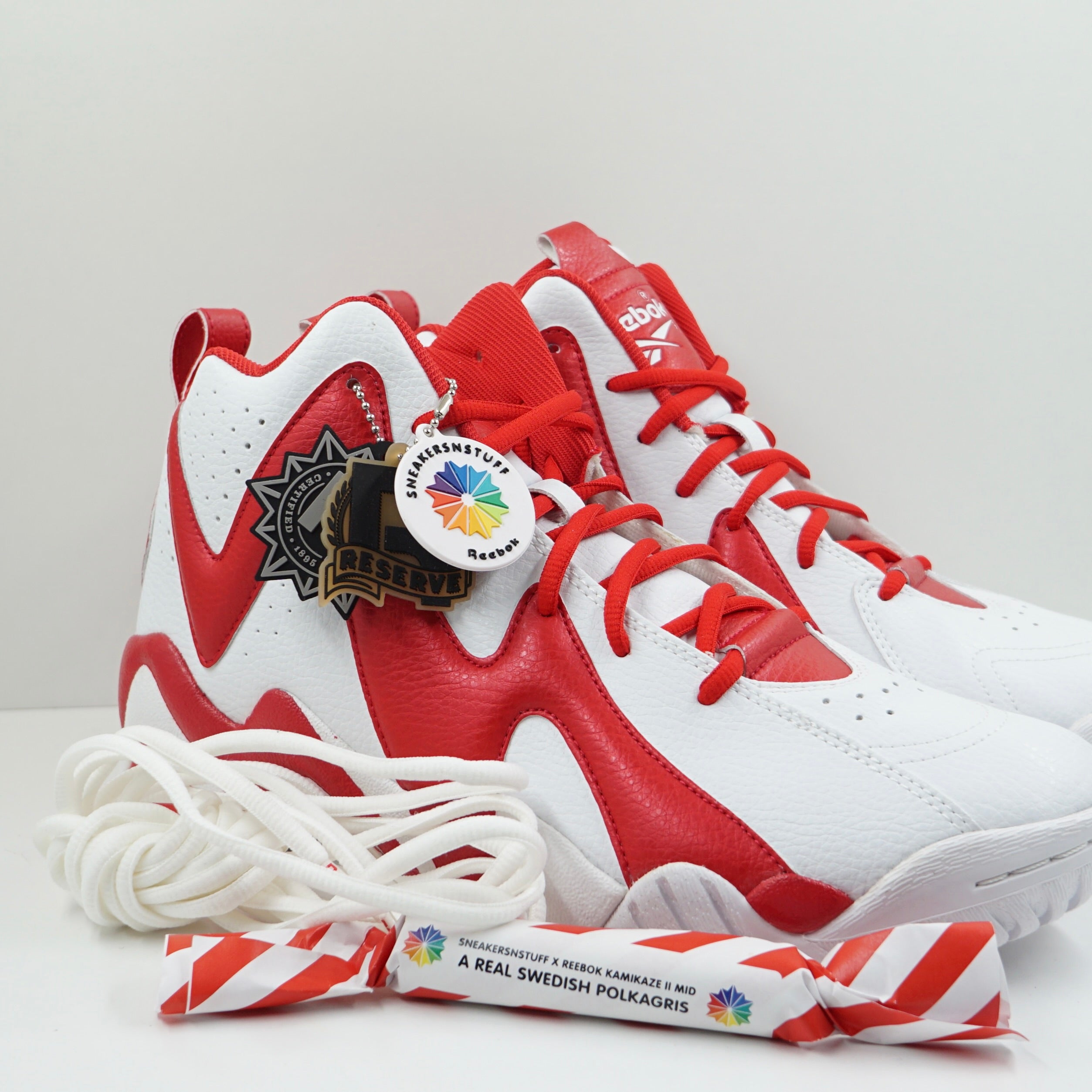 Reebok Kamikaze II Sneakersnstuff Polkagris