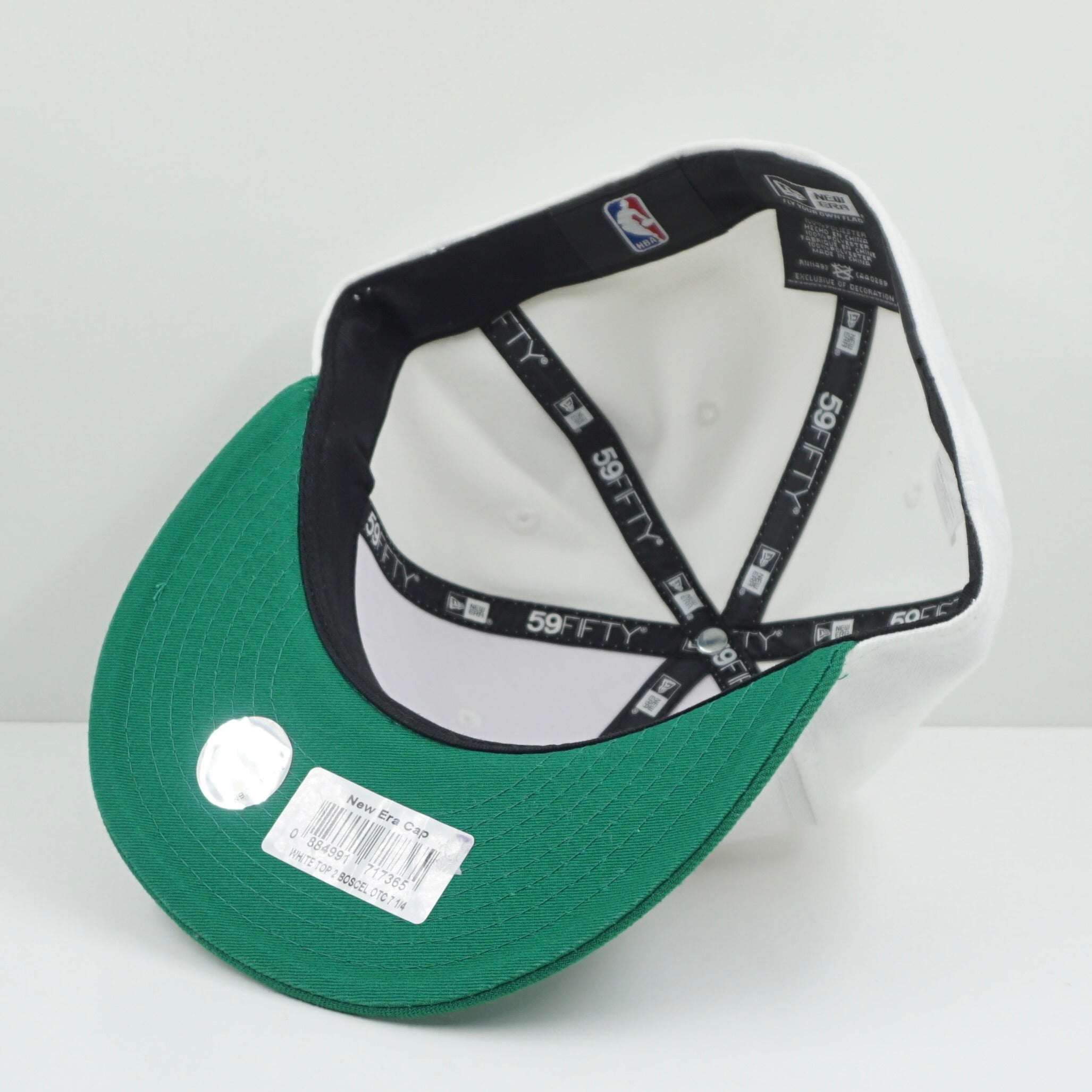 New Era Boston Celtics Green White Fitted Cap