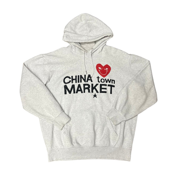 CHINATOWN MARKET C/N SWEAT◆ VENDIDO Converse X Chinatown Market Smiley Gray Sweat Pants and