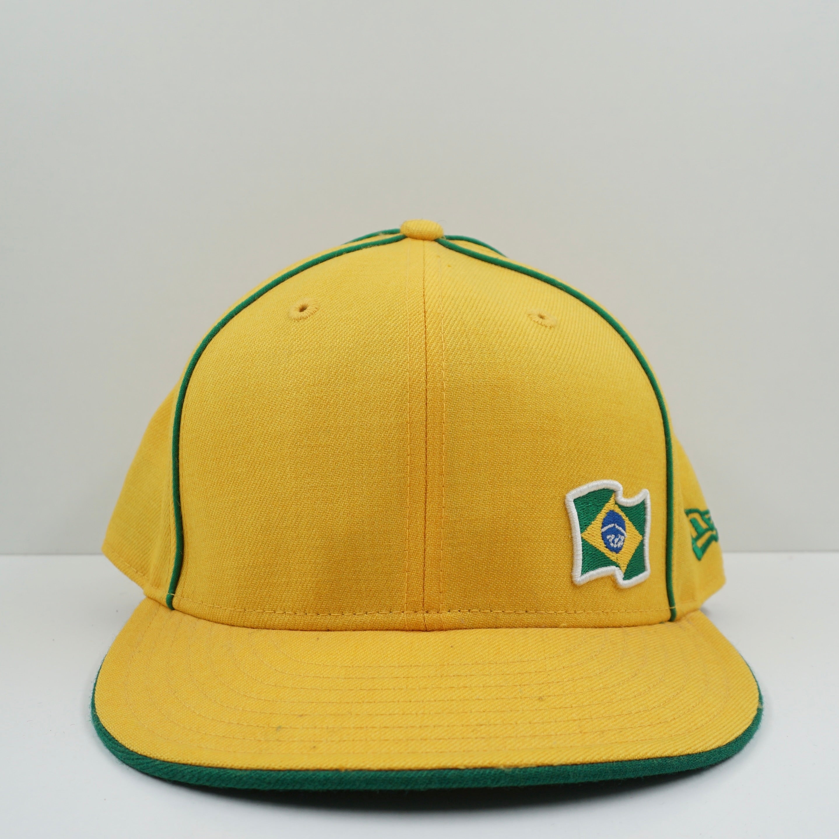 New Era Brazil Yellow Green Fitted Cap