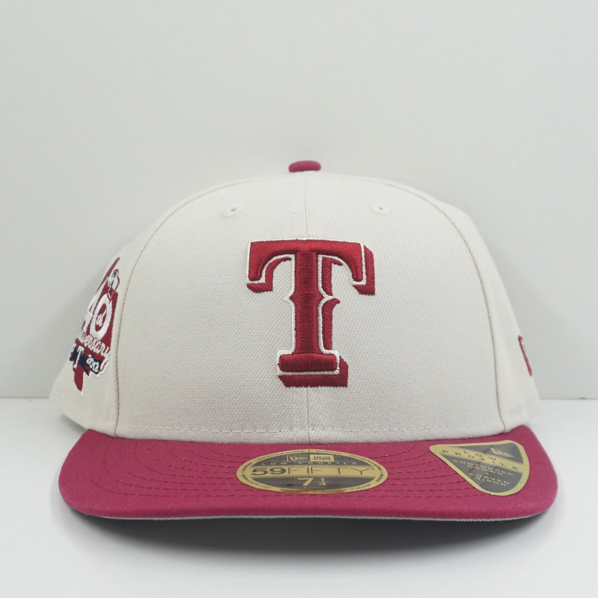 New Era Texas Rangers Beige Fitted Cap