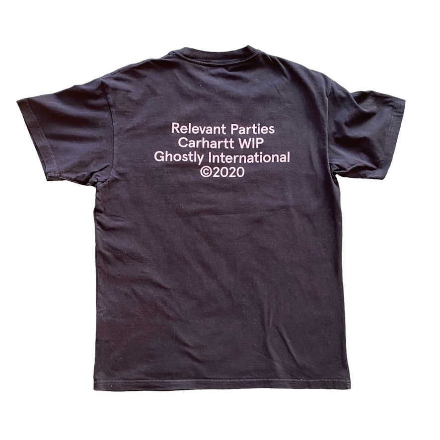 Carhartt WIP X Relevant Parties Ghostly Black Tshirt