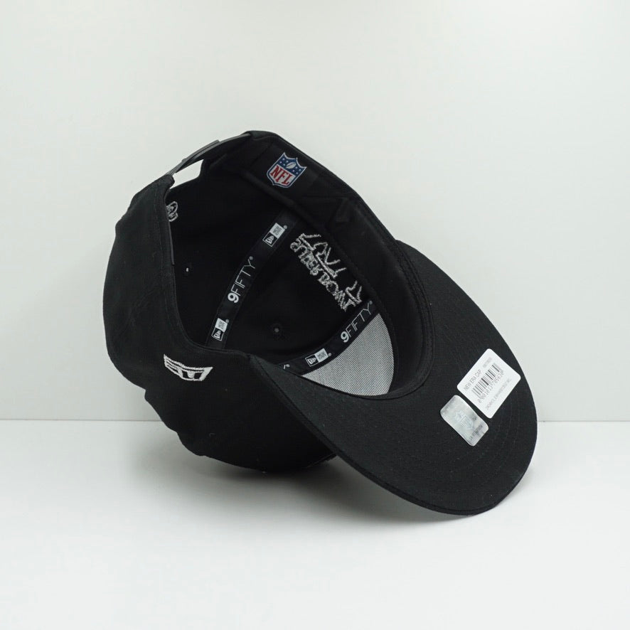New Era Raiders Black Silver Snapback