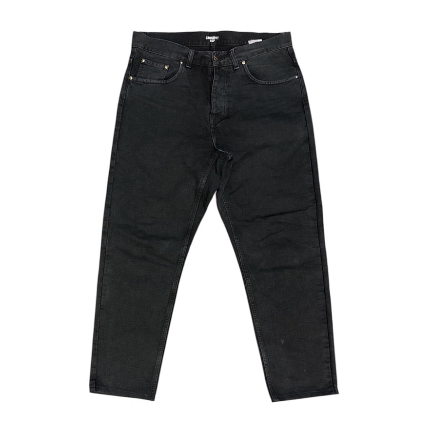 Carhartt WIP Washed Black Work Pants