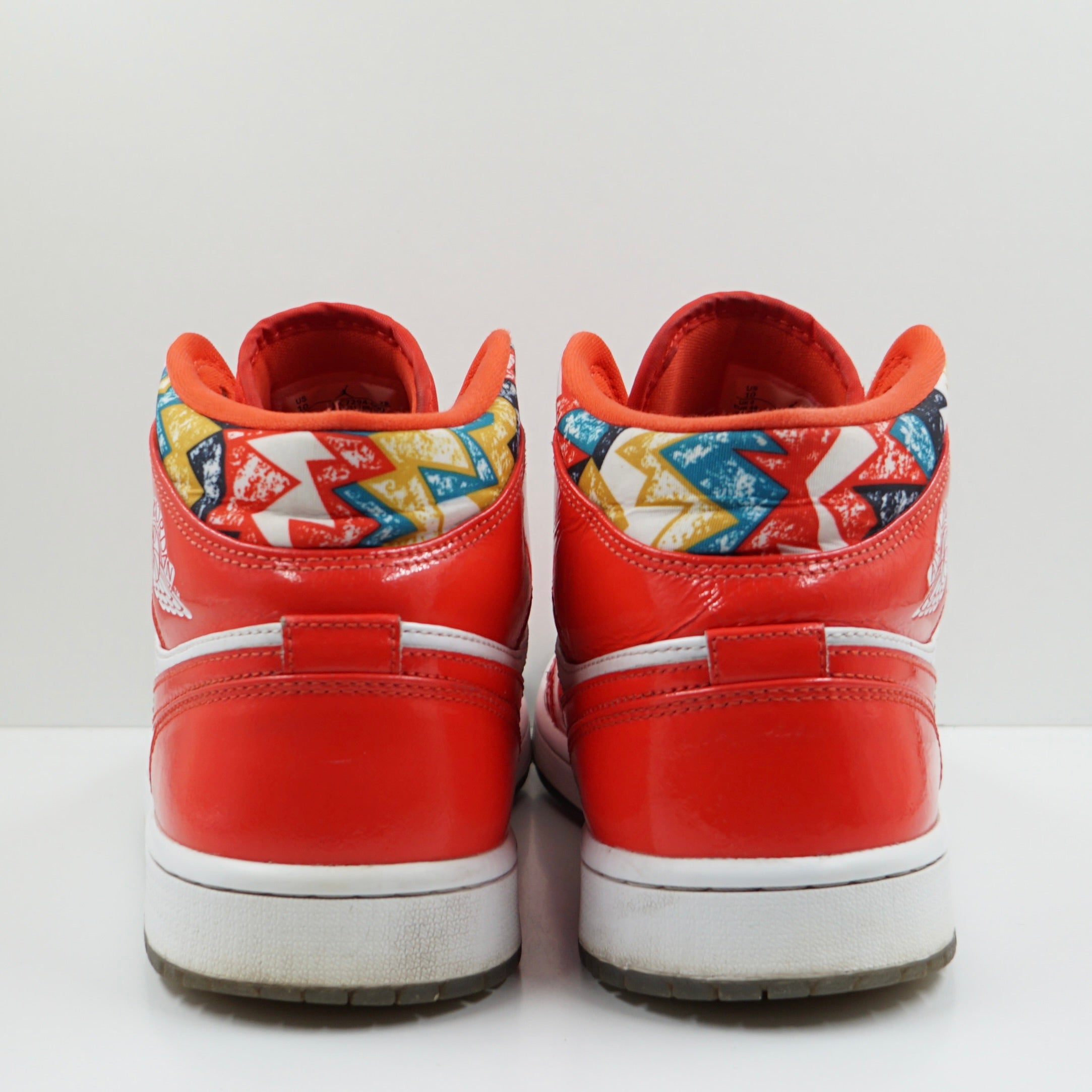Jordan 1 Mid Barcelona Sweater Red Patent